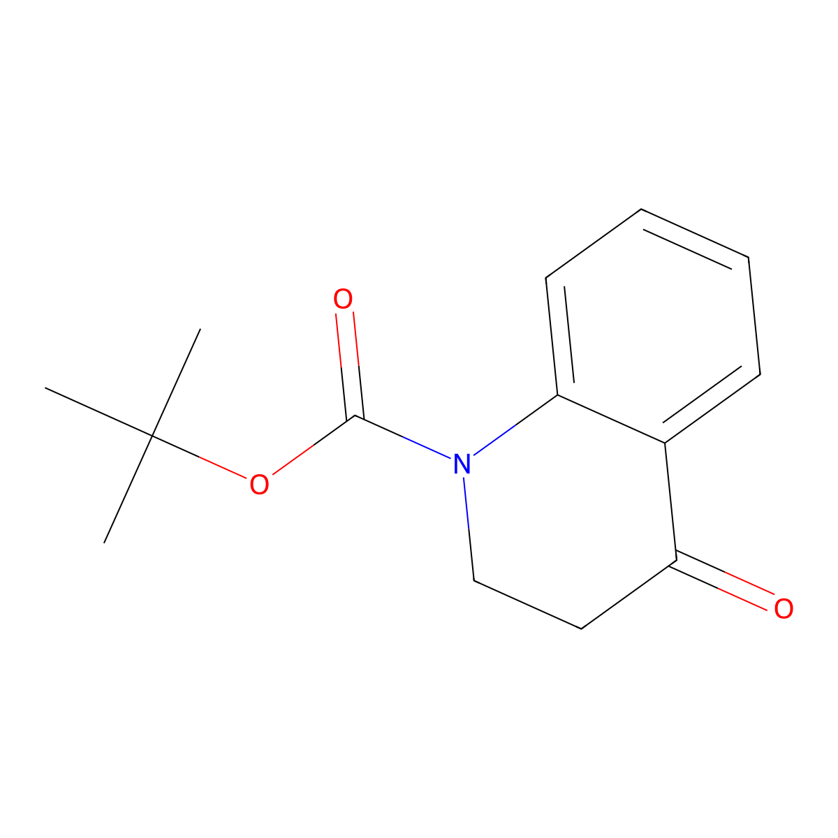 tert-Butyl 4-oxo-3,4-dihydroquinoline-1(2H)-carboxylate molecular structure, CAS 179898-00-1