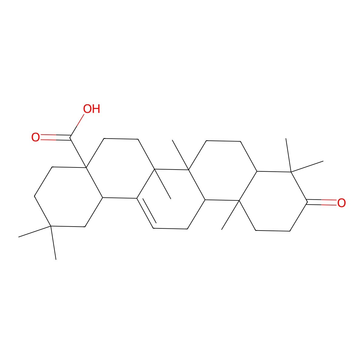 Oleanonic Acid molecular structure, CAS 17990-42-0