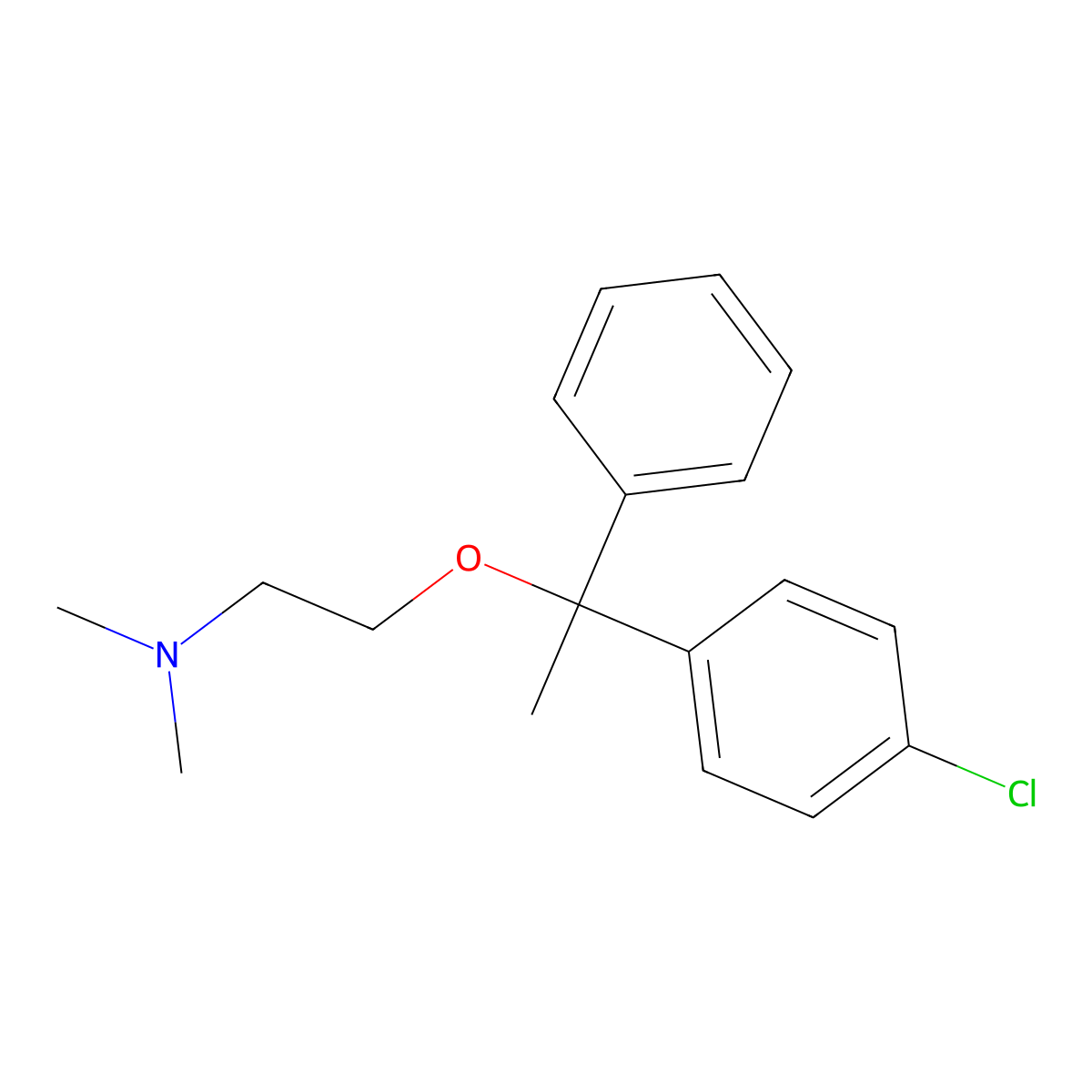 Chlorphenoxamine, (S)- molecular structure, CAS 179915-76-5