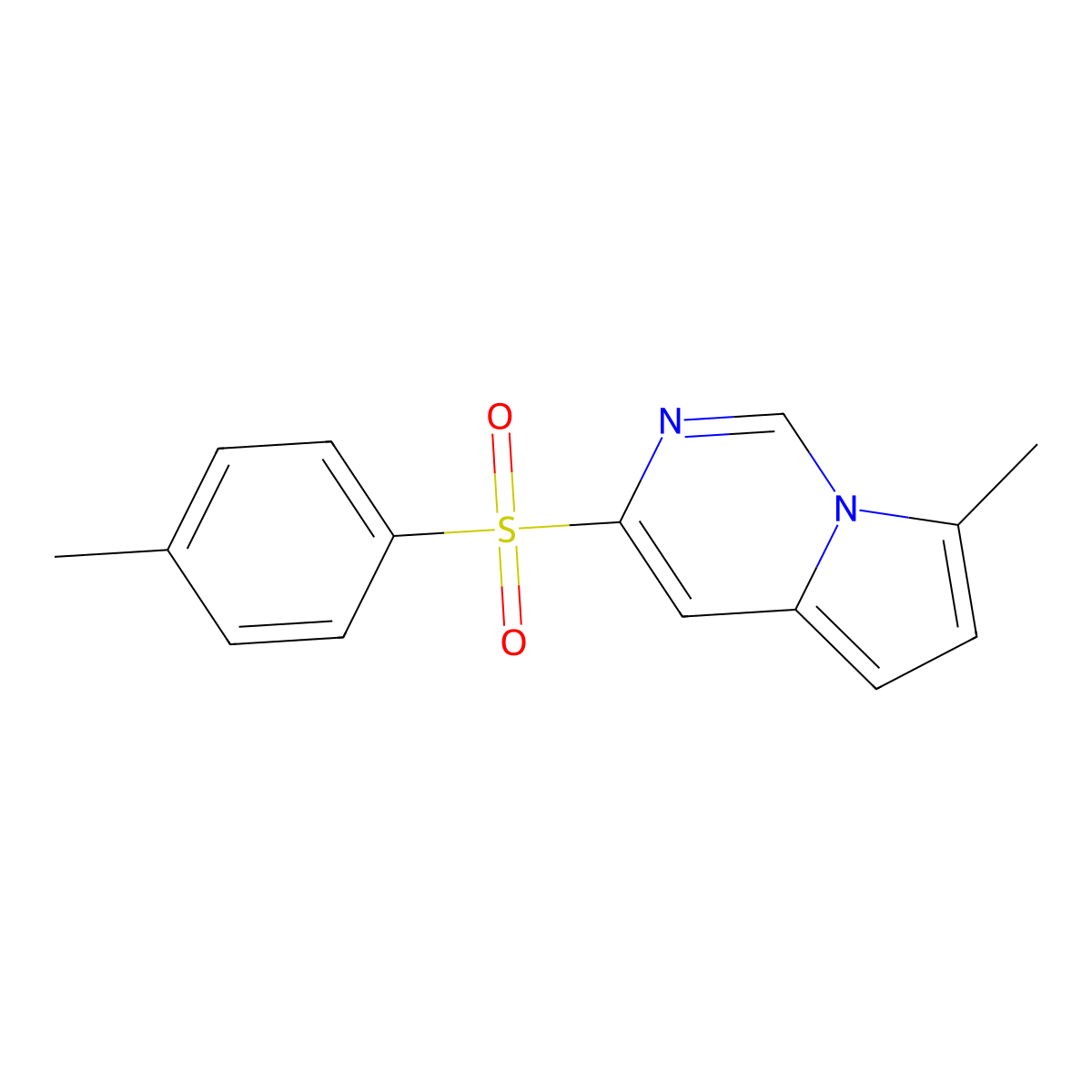 7-Methyl-3-(4-methylphenyl)sulfonylpyrrolo[1,2-c]pyrimidine molecular structure, CAS 179928-16-6