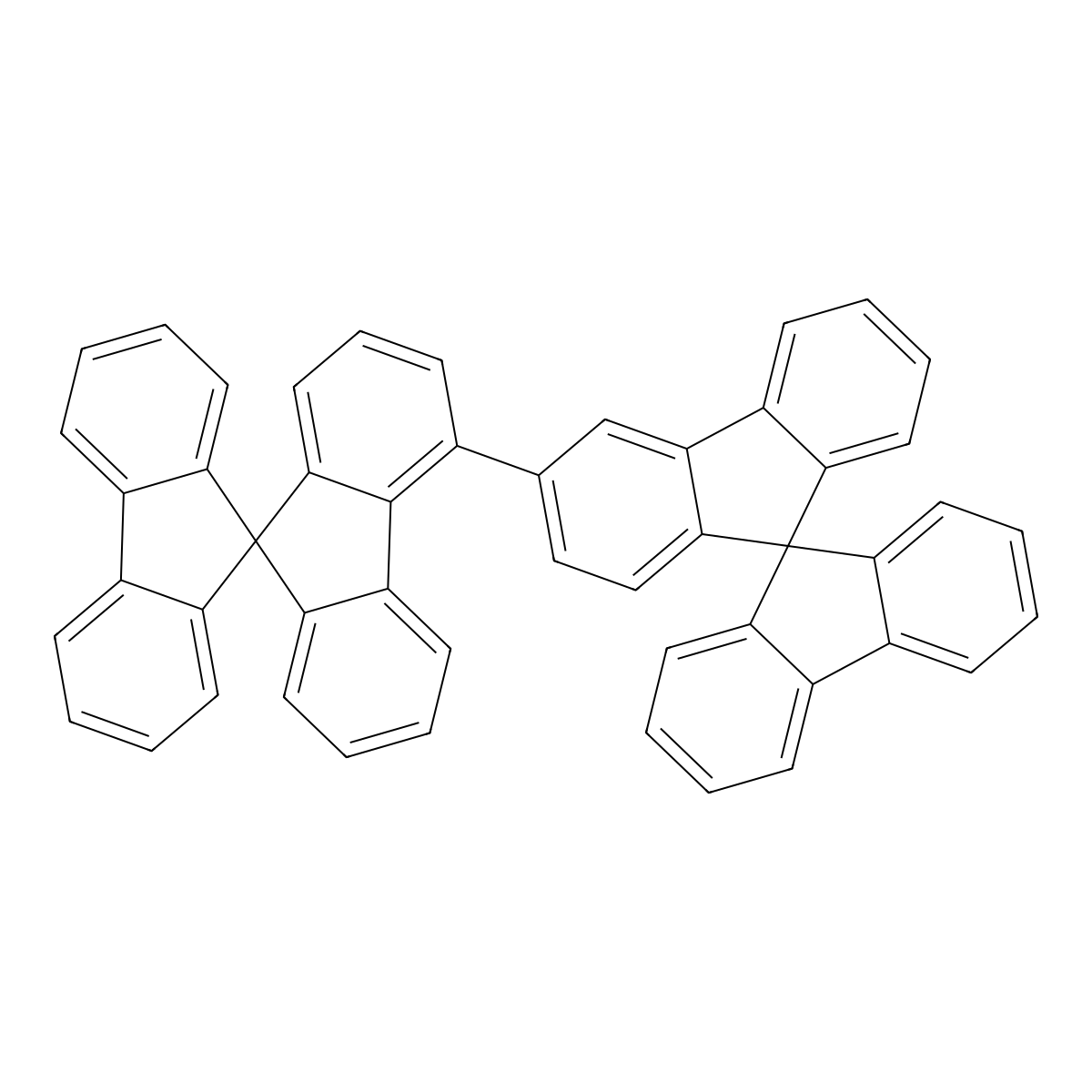 3-{9,9'-Spirobi[fluoren]-4-yl}-9,9'-spirobi[fluorene] molecular structure, CAS 1799329-54-6