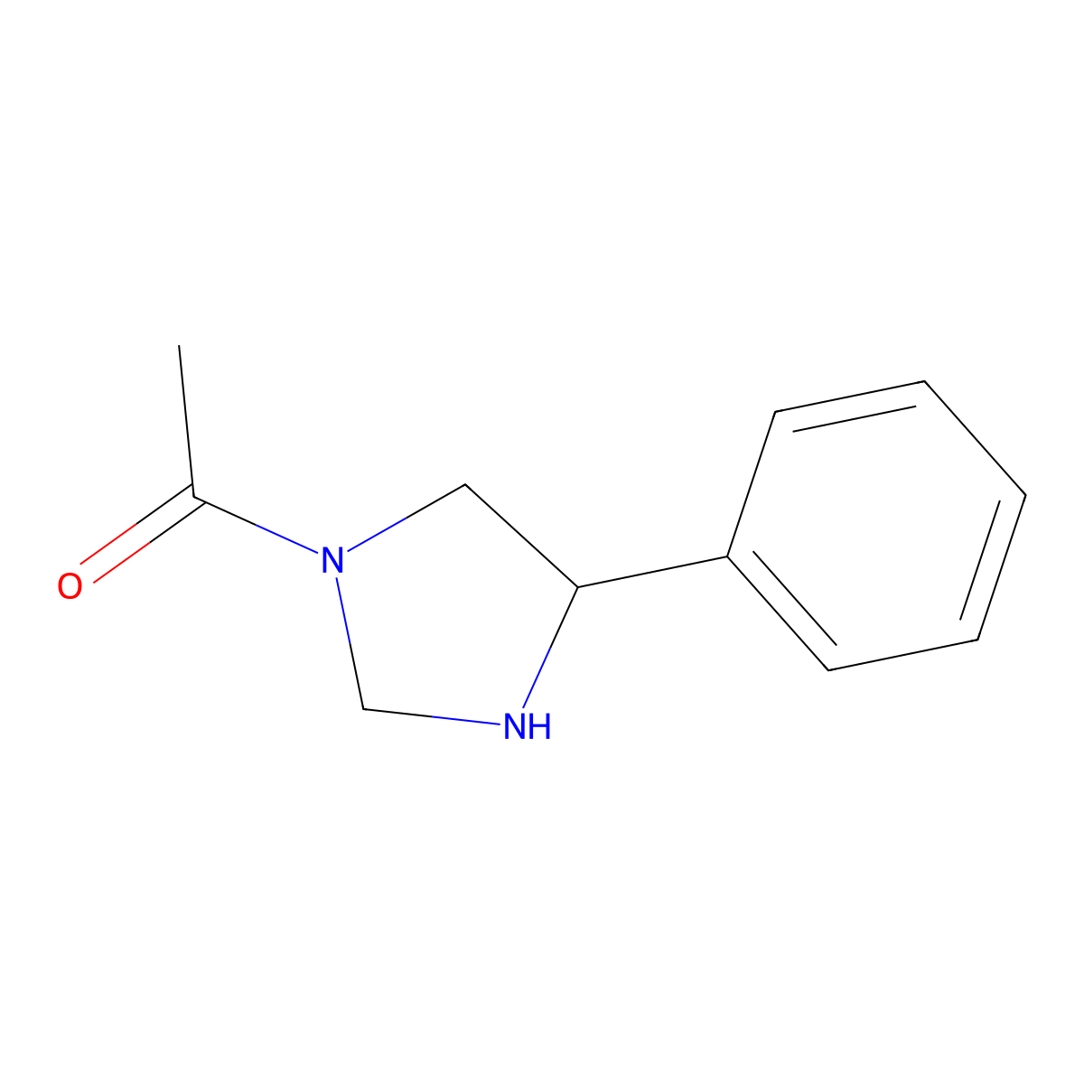 1-(4-Phenylimidazolidin-1-yl)ethanone molecular structure, CAS 1799412-45-5