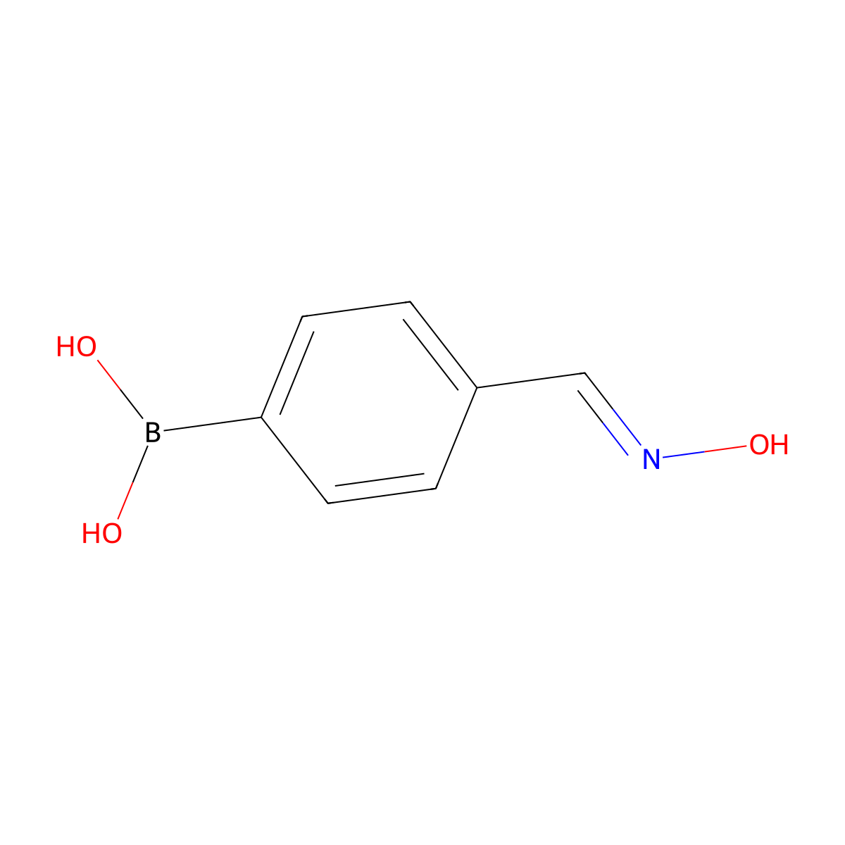 4-(Hydroxyimino)methylphenylboronic acid molecular structure, CAS 179942-51-9