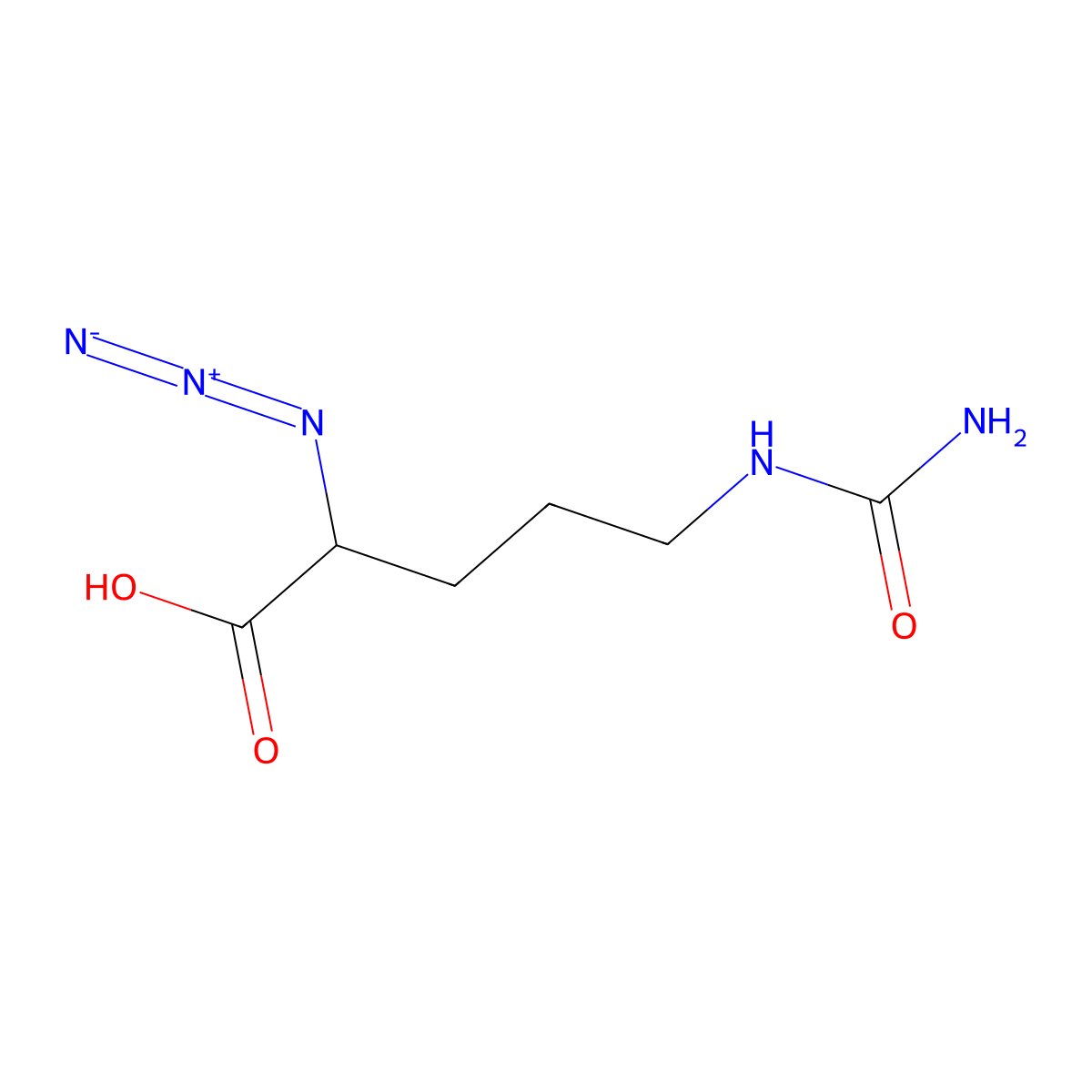N3-L-Cit-OH molecular structure, CAS 1799421-66-1