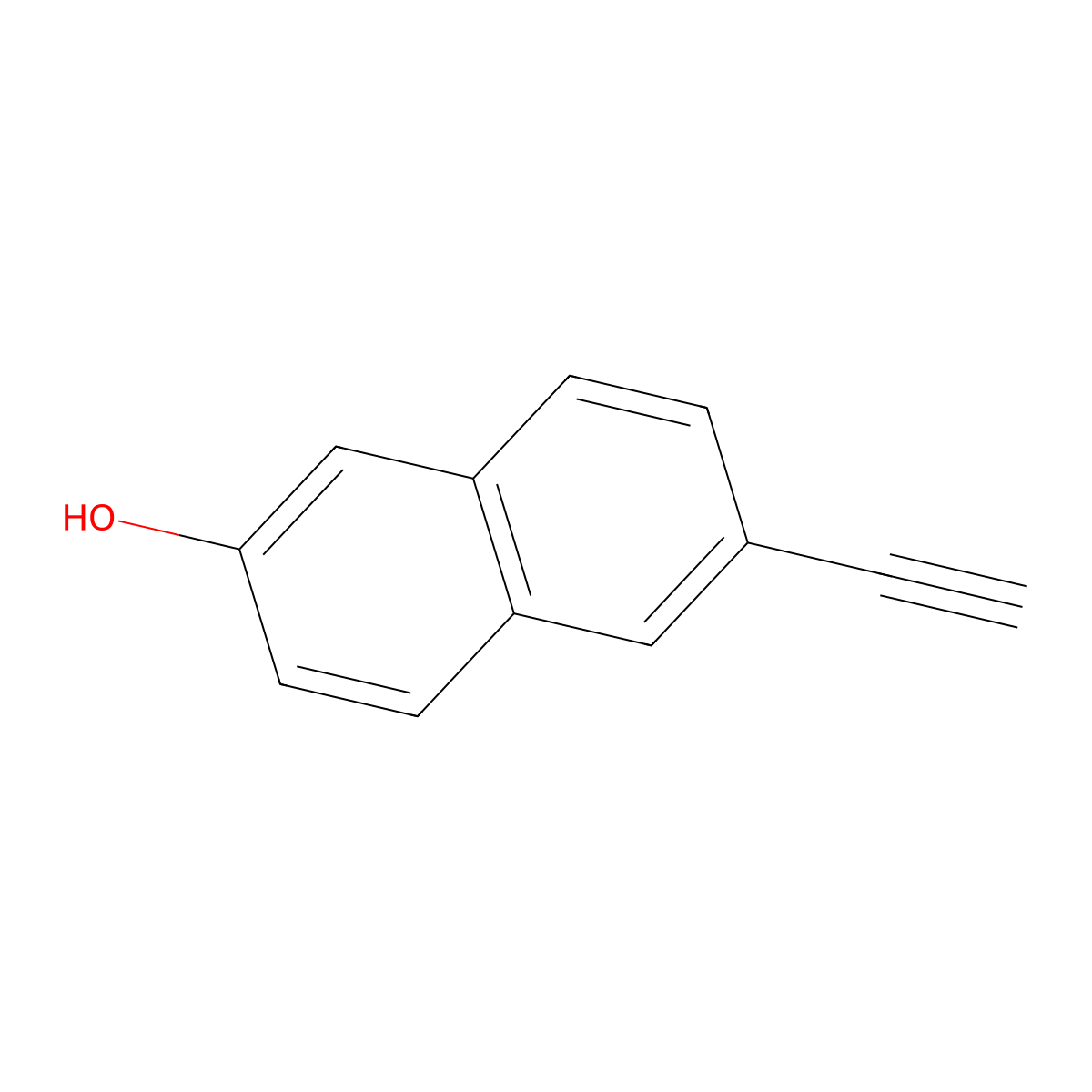 6-Ethynylnaphthalen-2-ol molecular structure, CAS 179943-54-5