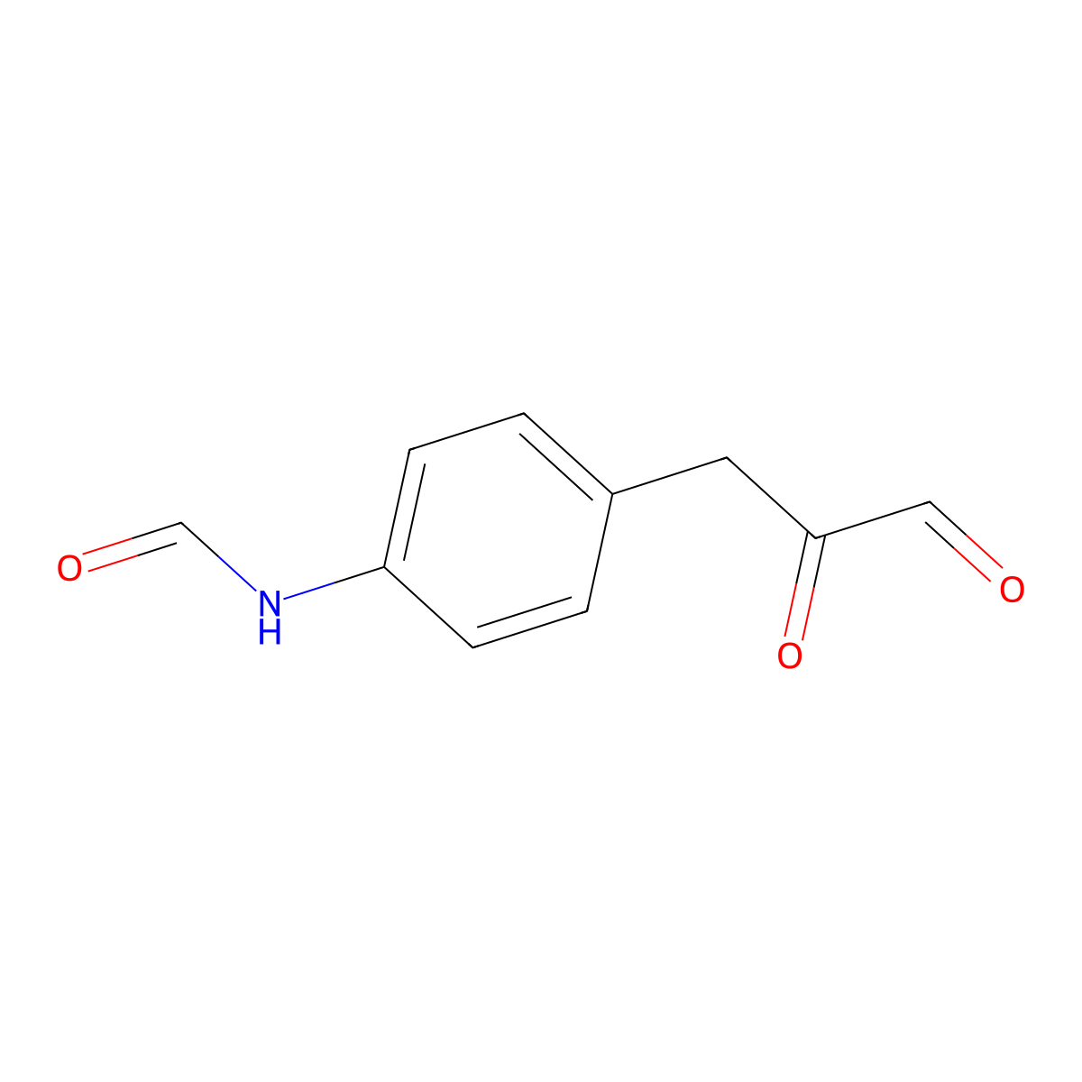 N-(4-(2,3-Dioxopropyl)phenyl)formamide molecular structure, CAS 1799434-59-5