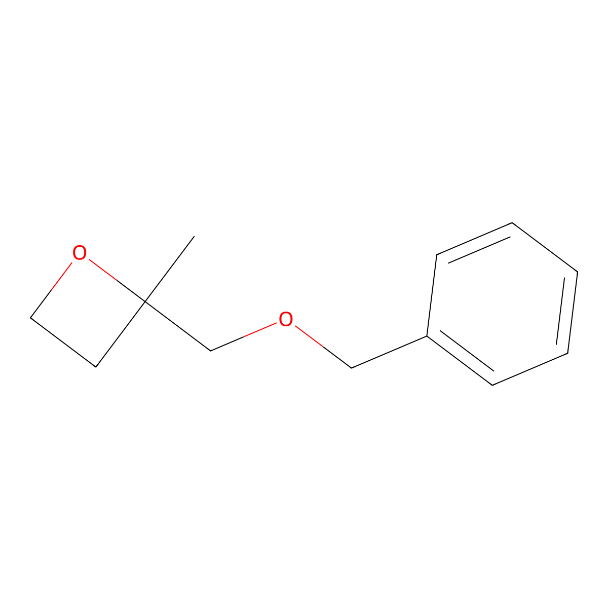2-((Benzyloxy)methyl)-2-methyloxetane molecular structure, CAS 1799439-19-2