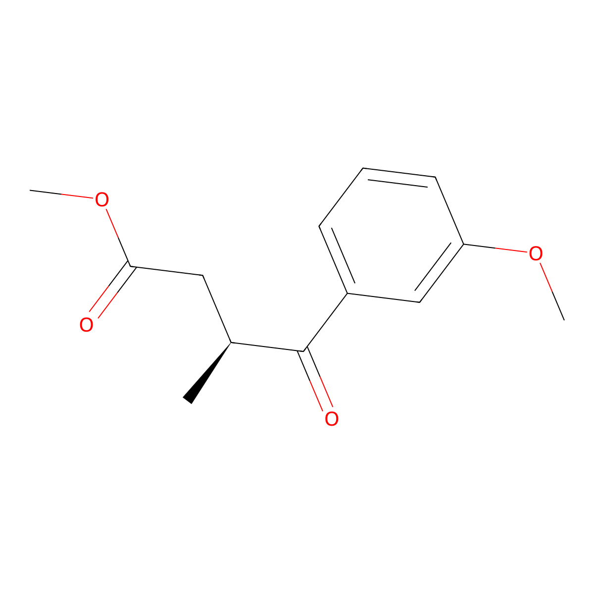 (S)-Methyl 4-(3-methoxyphenyl)-3-methyl-4-oxobutanoate molecular structure, CAS 1799443-45-0