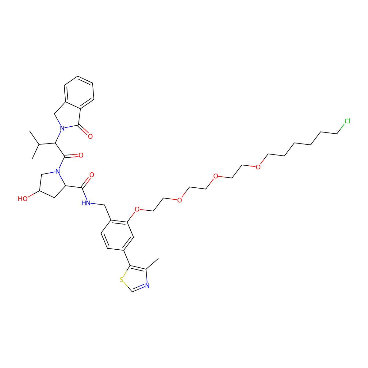 HaloPROTAC3 molecular structure, CAS 1799506-07-2