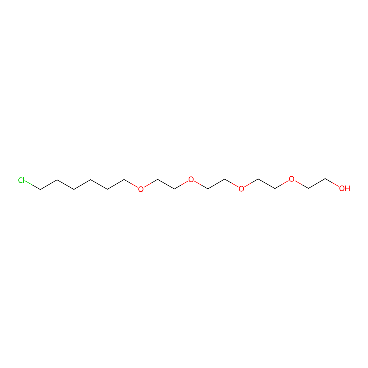 18-Chloro-3,6,9,12-tetraoxaoctadecan-1-ol molecular structure, CAS 1799506-18-5