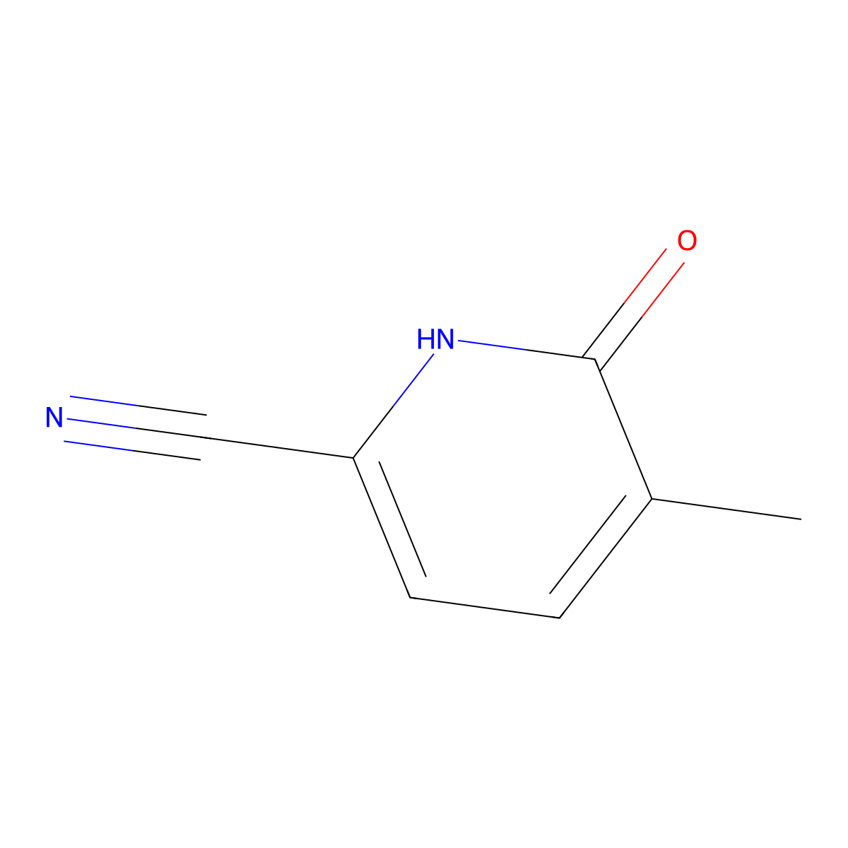 5-Methyl-6-oxo-1,6-dihydro-pyridine-2-carbonitrile molecular structure, CAS 1799807-10-5