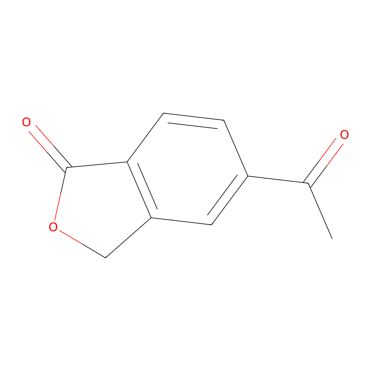 5-Acetyl-1,3-dihydro-2-benzofuran-1-one molecular structure, CAS 1799842-57-1