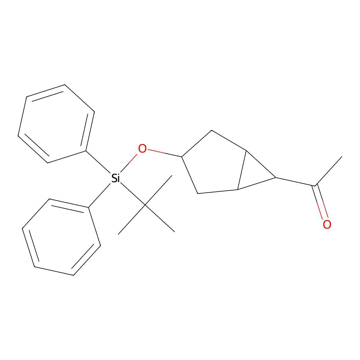 1-(3-((tert-Butyldiphenylsilyl)oxy)bicyclo[3.1.0]hexan-6-yl)ethanone molecular structure, CAS 1799892-81-1