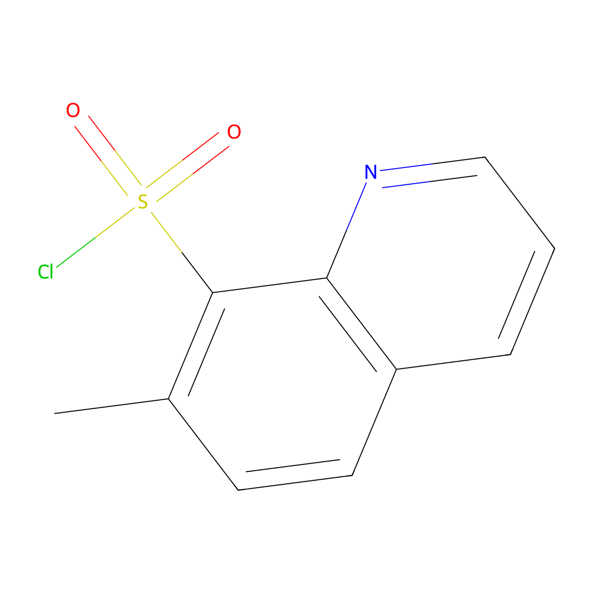 7-Methyl-8-quinolinesulfonyl chloride molecular structure, CAS 17999-75-6