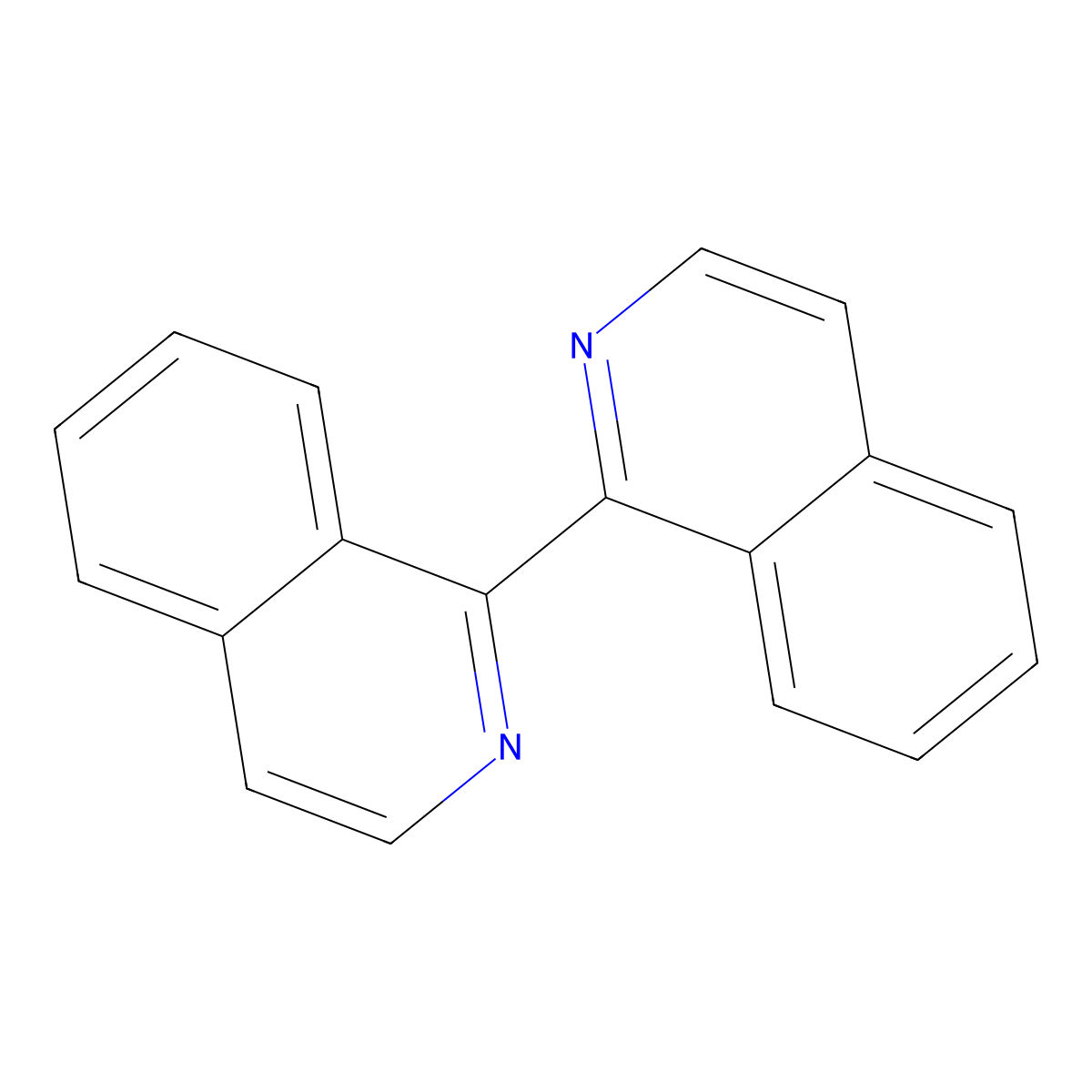 1,1'-Biisoquinoline molecular structure, CAS 17999-93-8