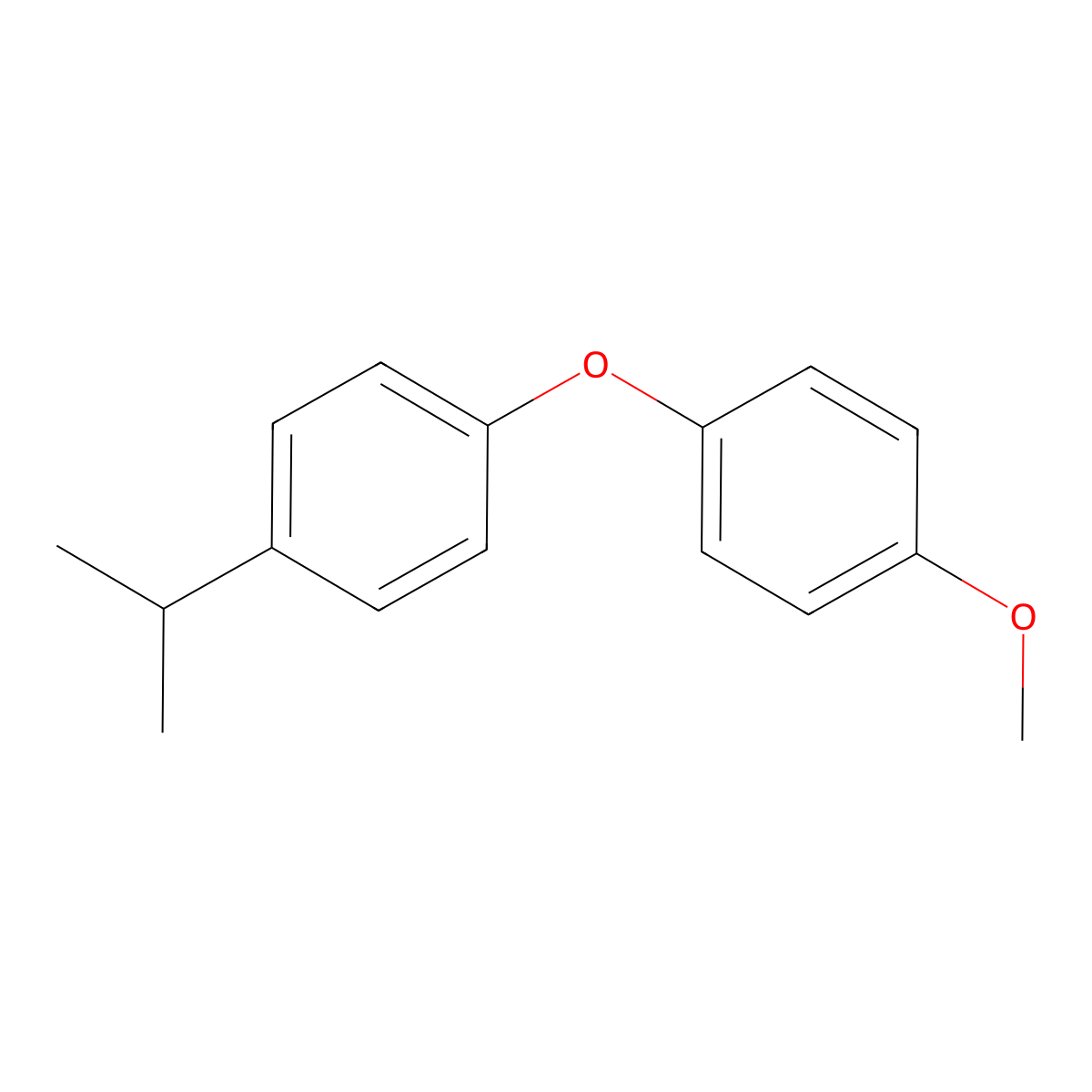 1-Methoxy-4-[4-(propan-2-yl)phenoxy]benzene molecular structure, CAS 1799905-85-3