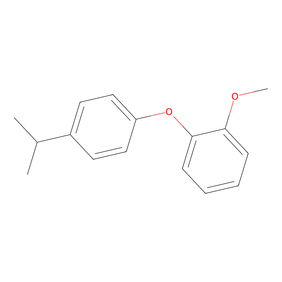 1-(4-Isopropylphenoxy)-2-methoxybenzene molecular structure, CAS 1799905-90-0