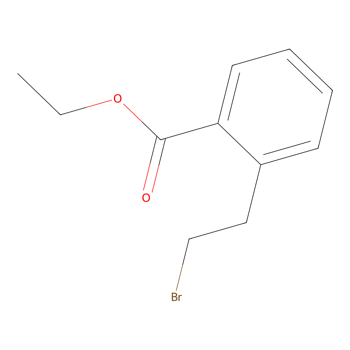 Ethyl 2-(2-Bromoethyl)benzoate molecular structure, CAS 179994-91-3