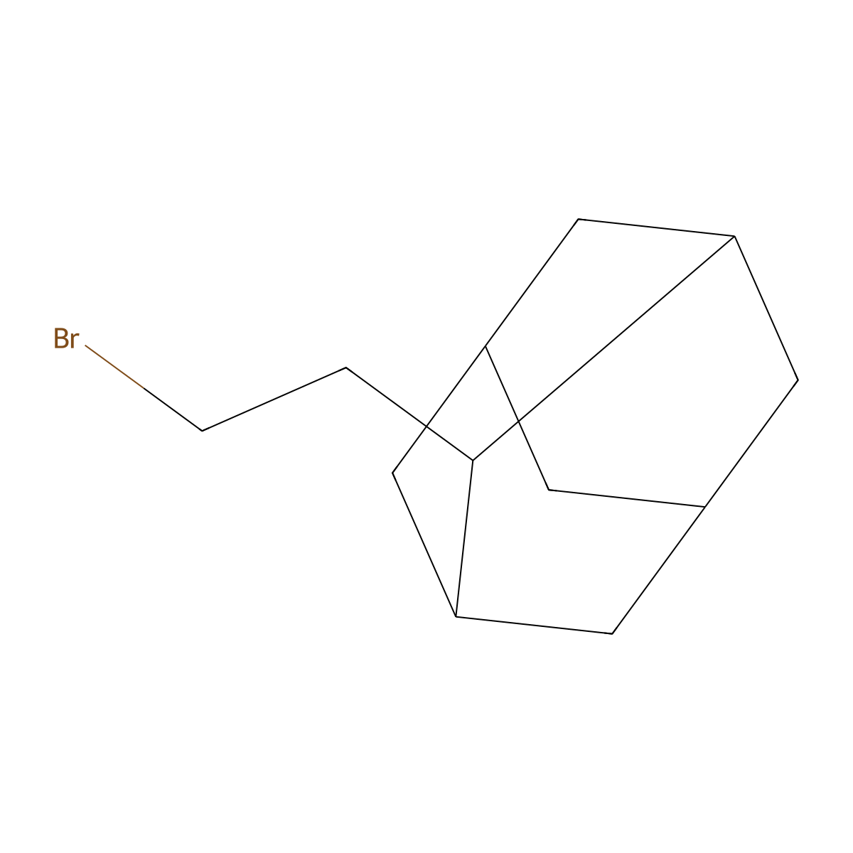 2-(2-Bromoethyl)adamantane molecular structure, CAS 1799961-79-7