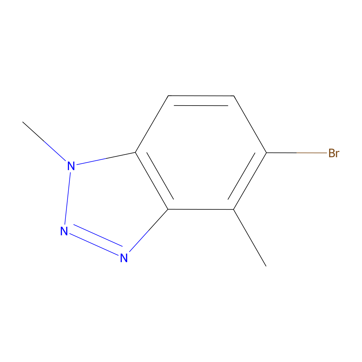 5-bromo-1,4-dimethyl-1H-benzo[d][1,2,3]triazole molecular structure, CAS 1799973-88-8