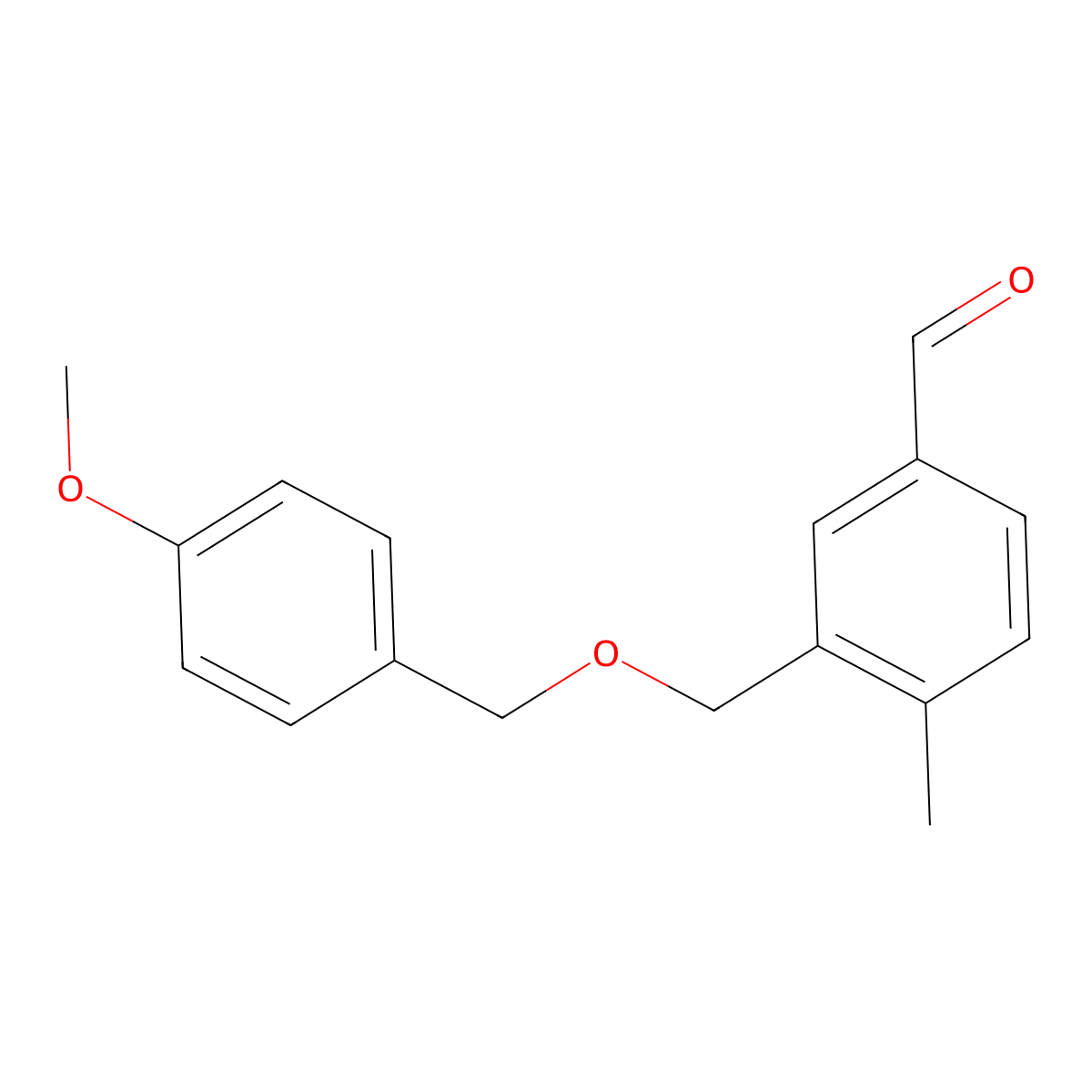 3-(((4-Methoxybenzyl)oxy)methyl)-4-methylbenzaldehyde molecular structure, CAS 1799980-23-6
