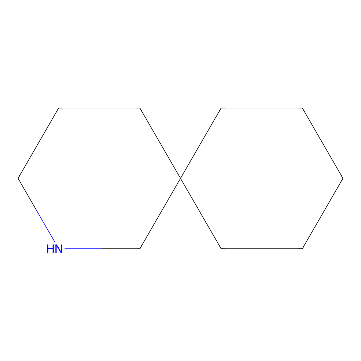 2-Azaspiro[5.5]undecane molecular structure, CAS 180-48-3