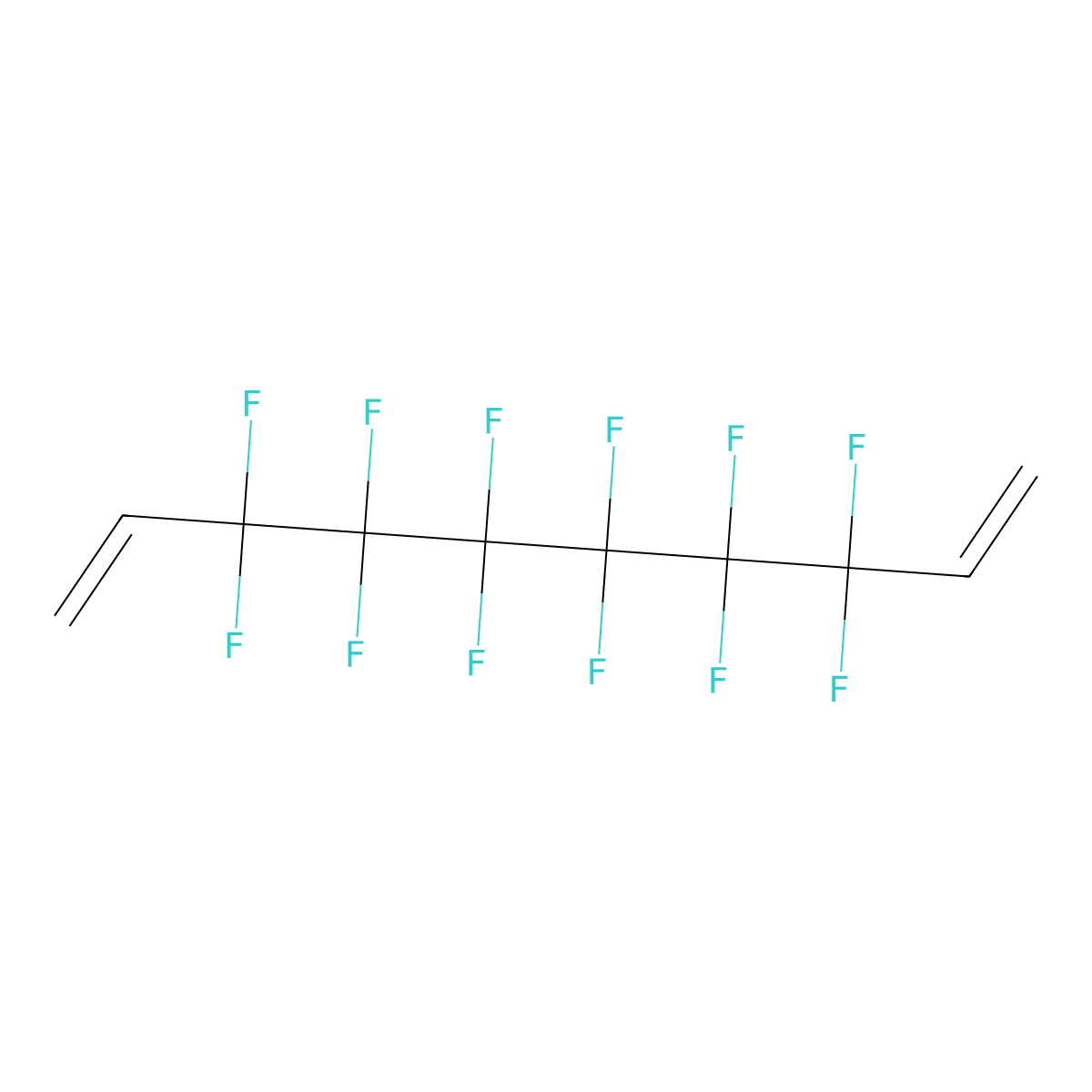 Dodecafluoro-1,9-decadiene molecular structure, CAS 1800-91-5