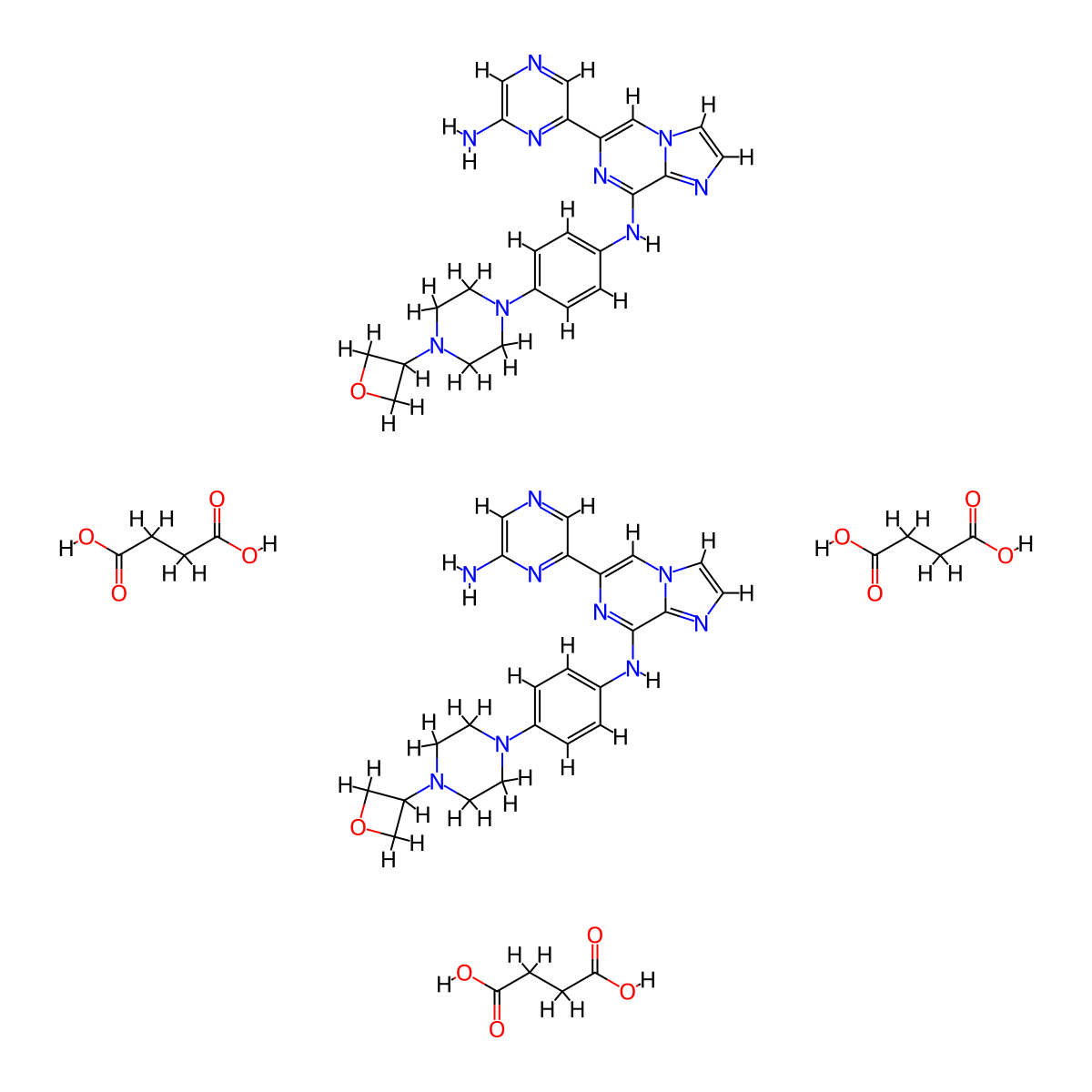 Lanraplenib Succinate molecular structure, CAS 1800047-00-0