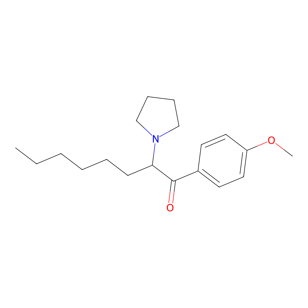 4-Methoxy-alpha-pop molecular structure, CAS 1800098-37-6