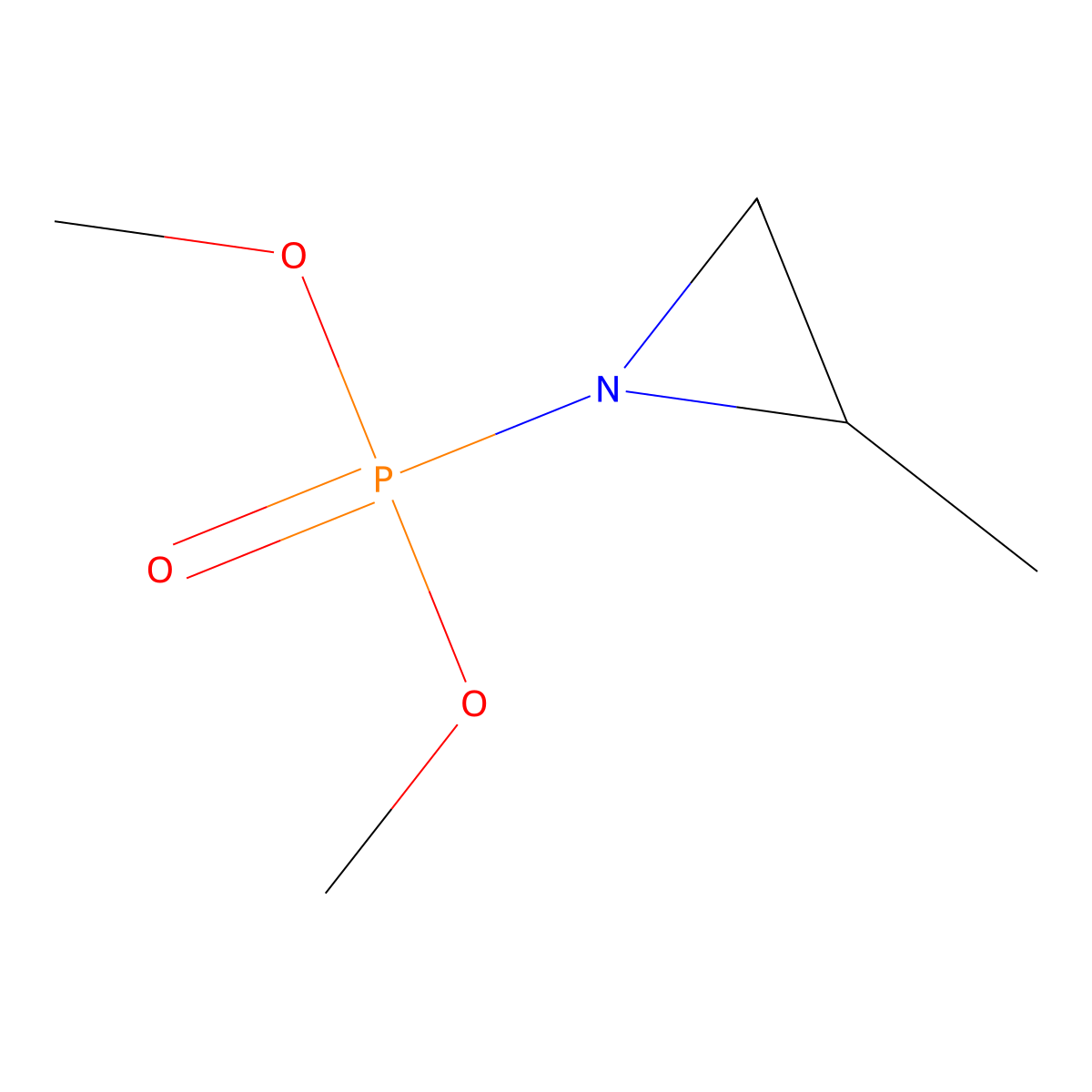 (S)-1-Dimethoxyphosphoryl-2-methylaziridine molecular structure, CAS 1800100-62-2