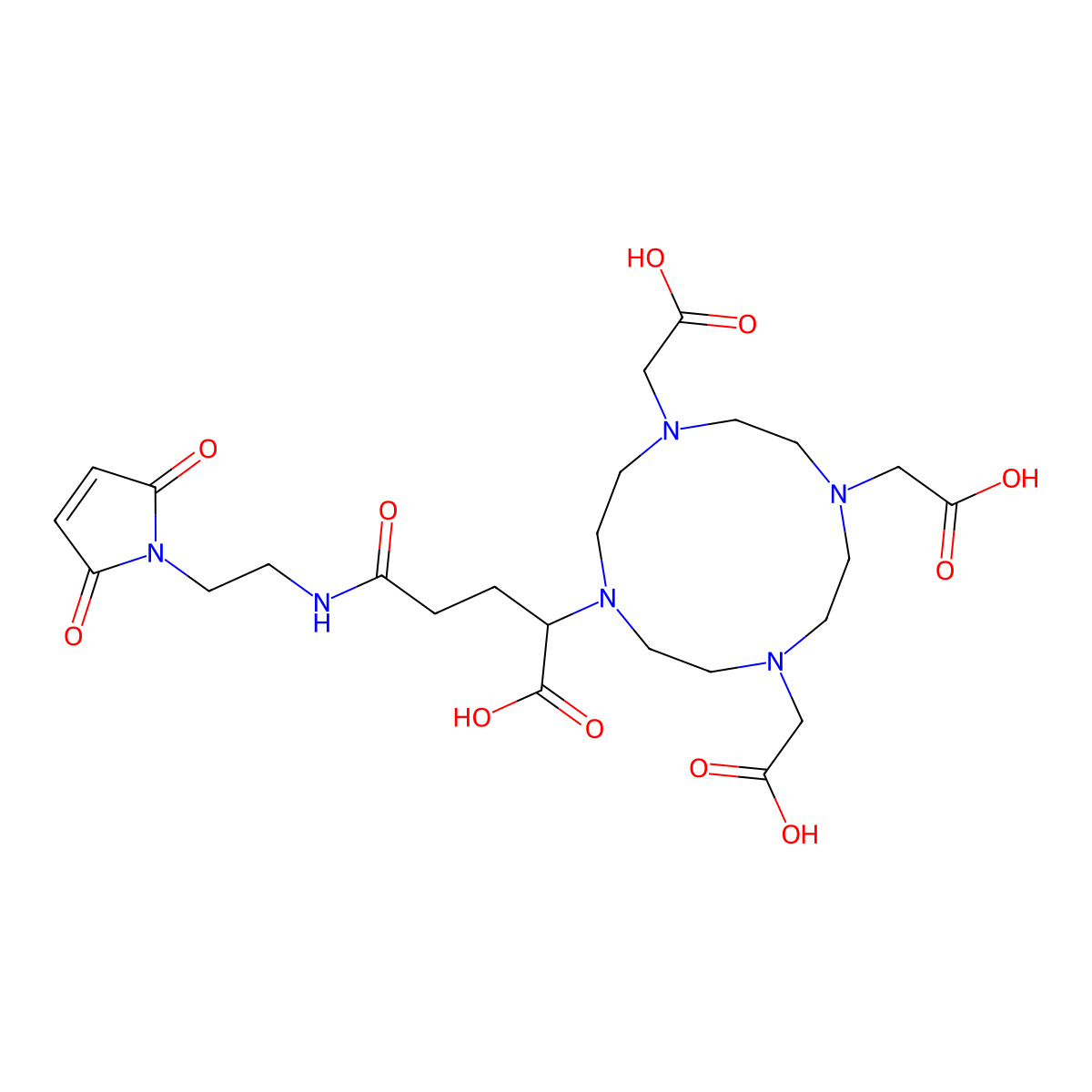 DOTA-GA-maleimide molecular structure, CAS 1800229-46-2