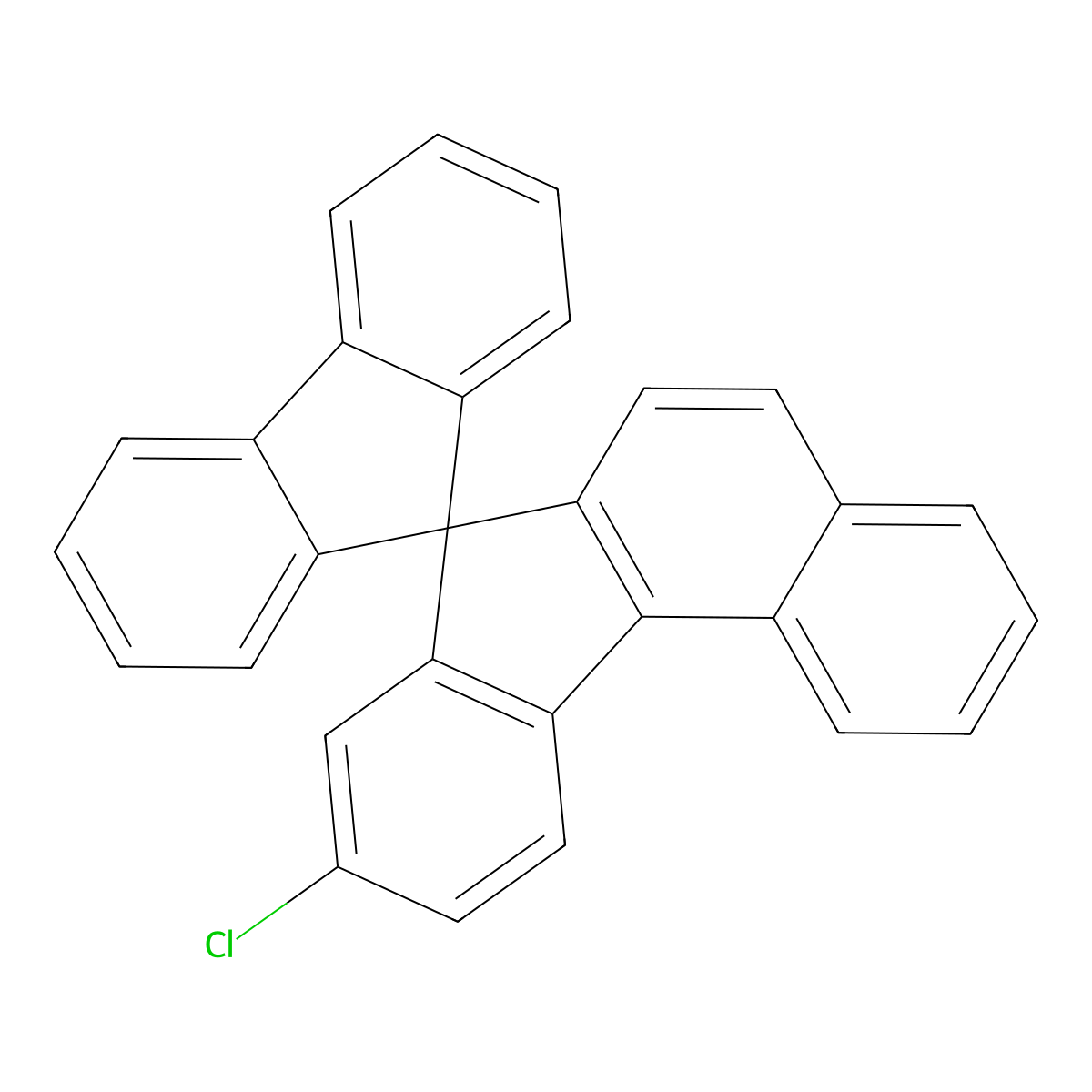 9-Chlorospiro[benzo[c]fluorene-7,9'-fluorene] molecular structure, CAS 1800333-59-8