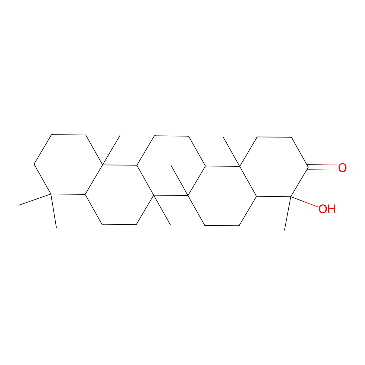 Ketohakonanol molecular structure, CAS 18004-20-1