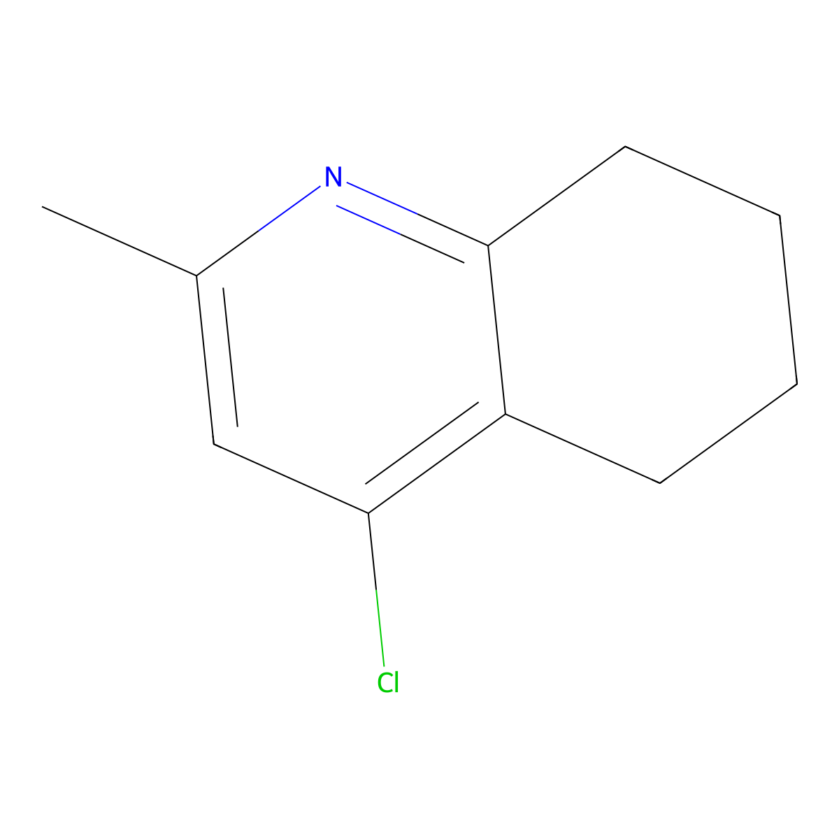 4-Chloro-2-methyl-5,6,7,8-tetrahydroquinoline molecular structure, CAS 18005-13-5