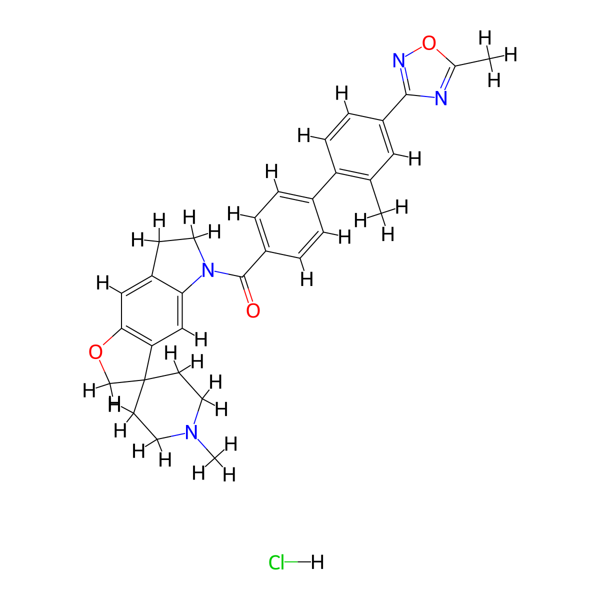 SB 224289 hydrochloride molecular structure, CAS 180084-26-8
