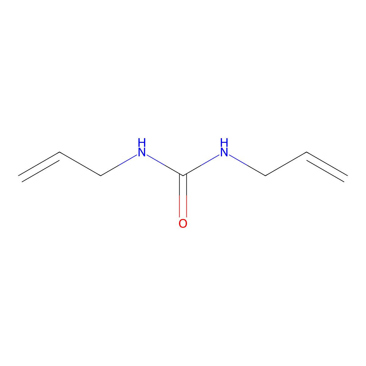 N,N'-Di-2-propen-1-ylurea molecular structure, CAS 1801-72-5