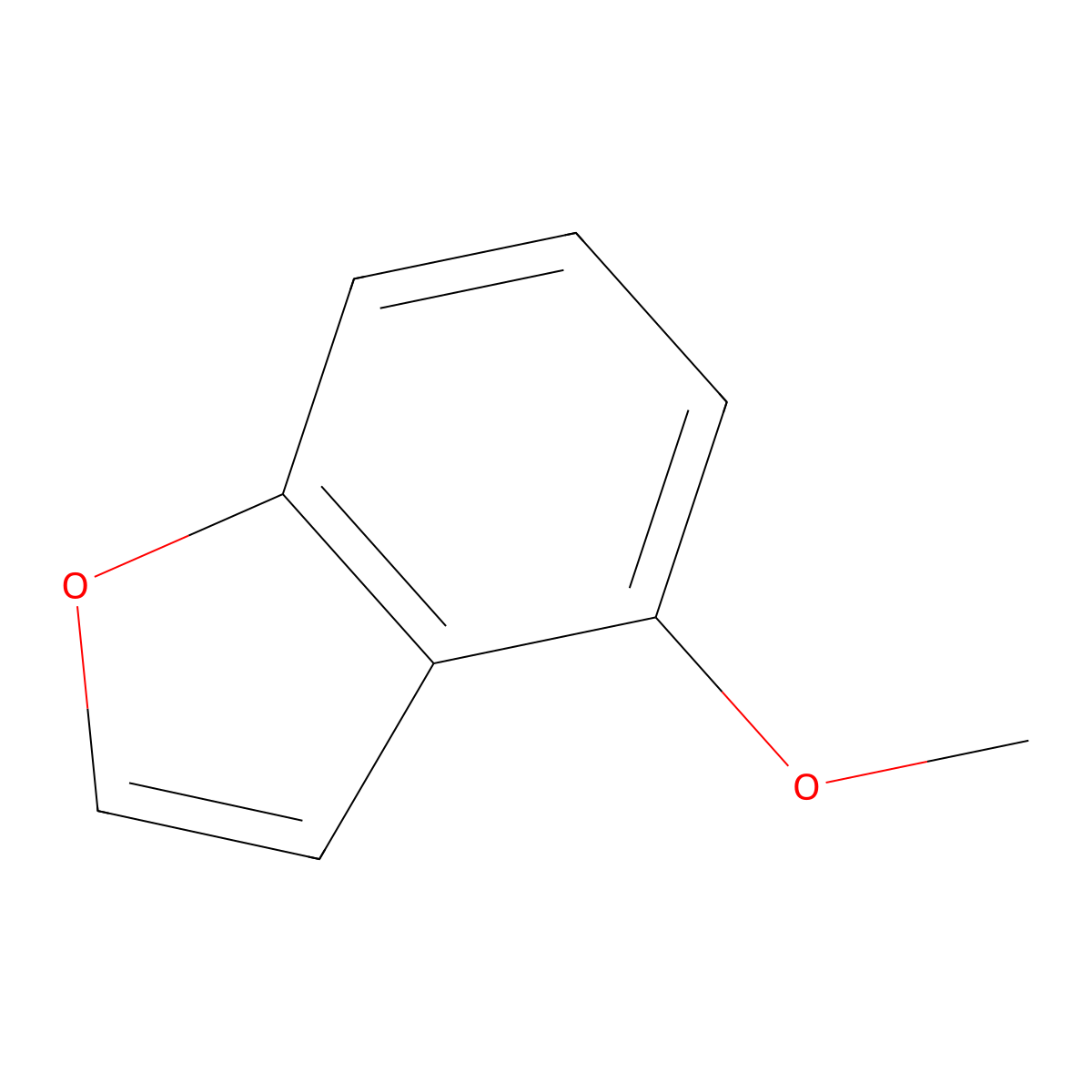 4-Methoxybenzofuran molecular structure, CAS 18014-96-5