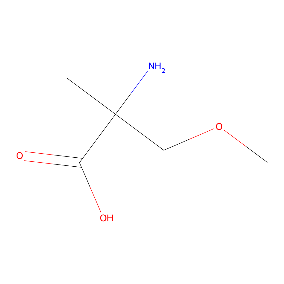 O,2-Dimethyl-D-serine molecular structure, CAS 1801517-95-2