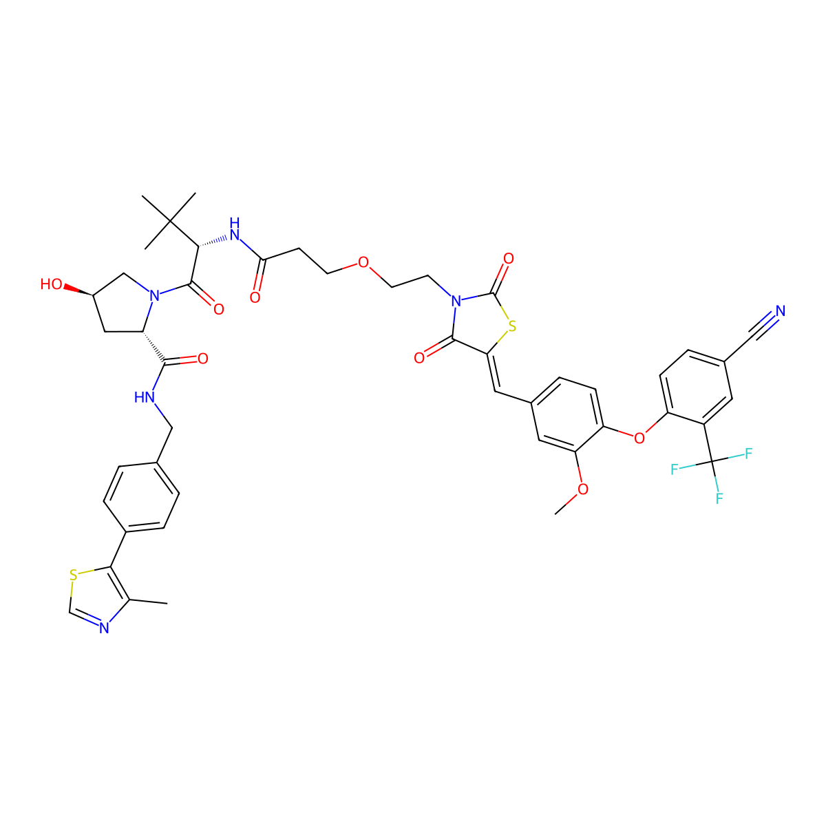 PROTAC_ERRalpha molecular structure, CAS 1801547-15-8