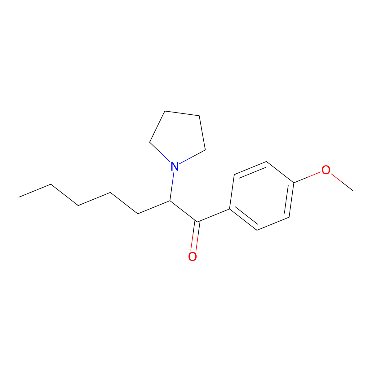 4-Methoxy-alpha-phpp molecular structure, CAS 1801552-04-4