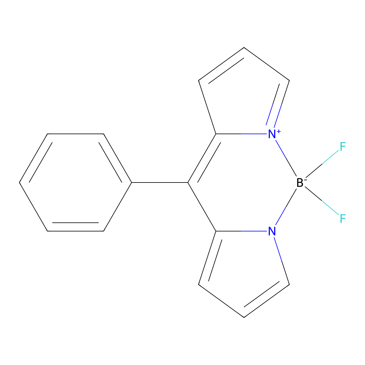 4-Phenyl-bodipy molecular structure, CAS 180156-50-7