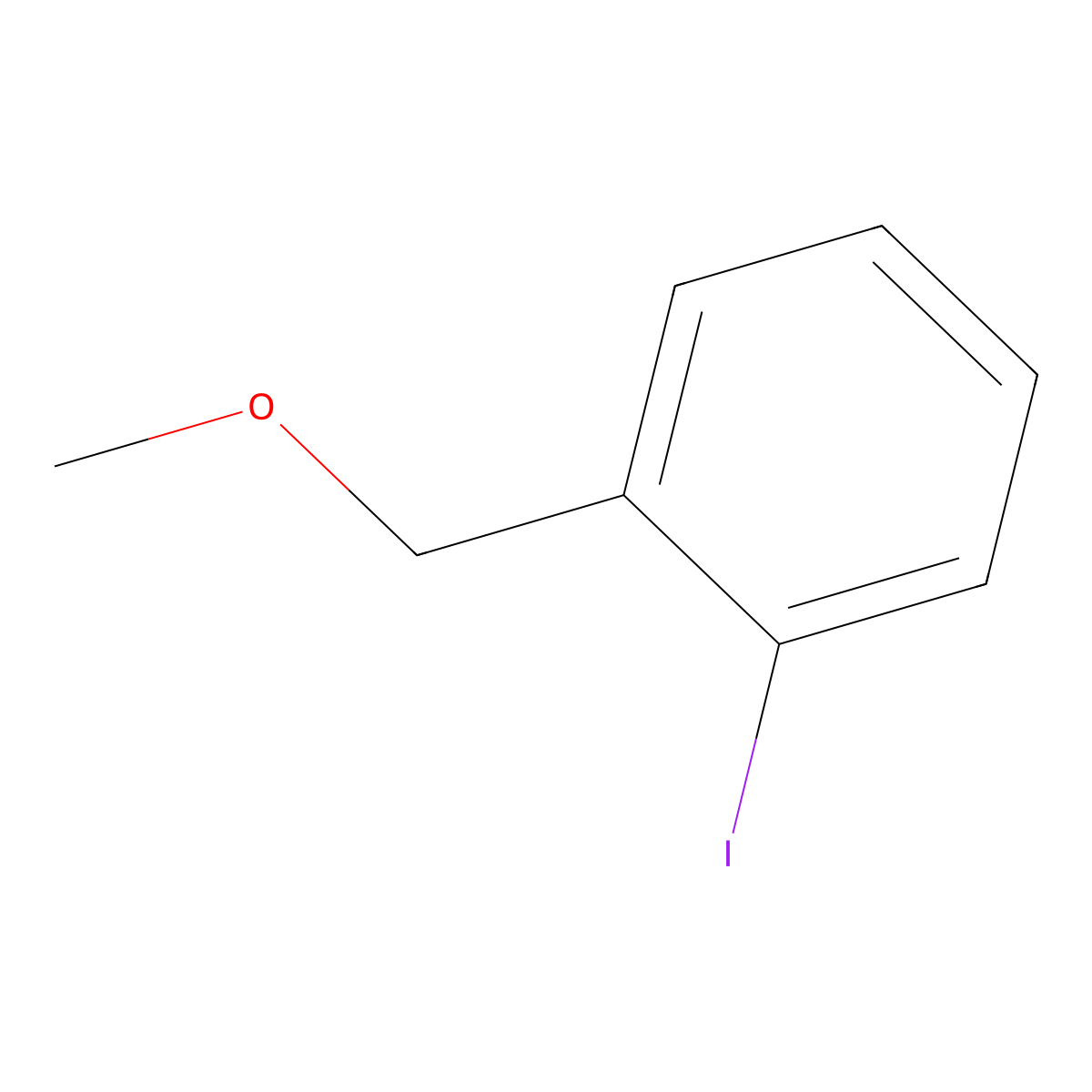 1-Iodo-2-(methoxymethyl)benzene molecular structure, CAS 180165-34-8