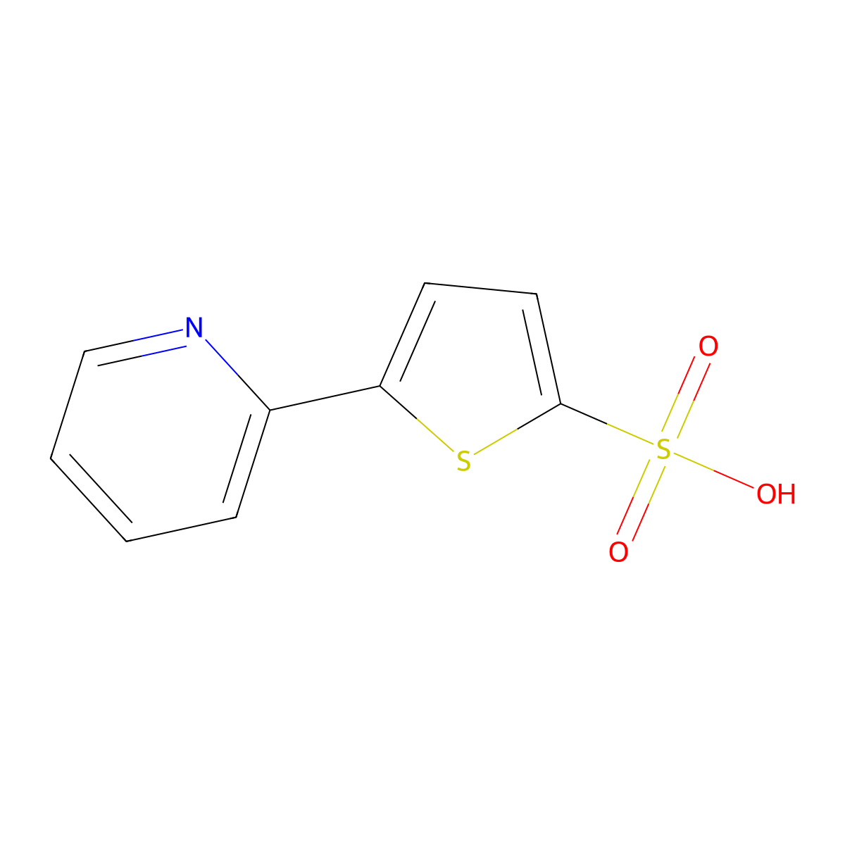 5-(Pyridin-2-yl)thiophene-2-sulfonic acid molecular structure, CAS 1801683-56-6