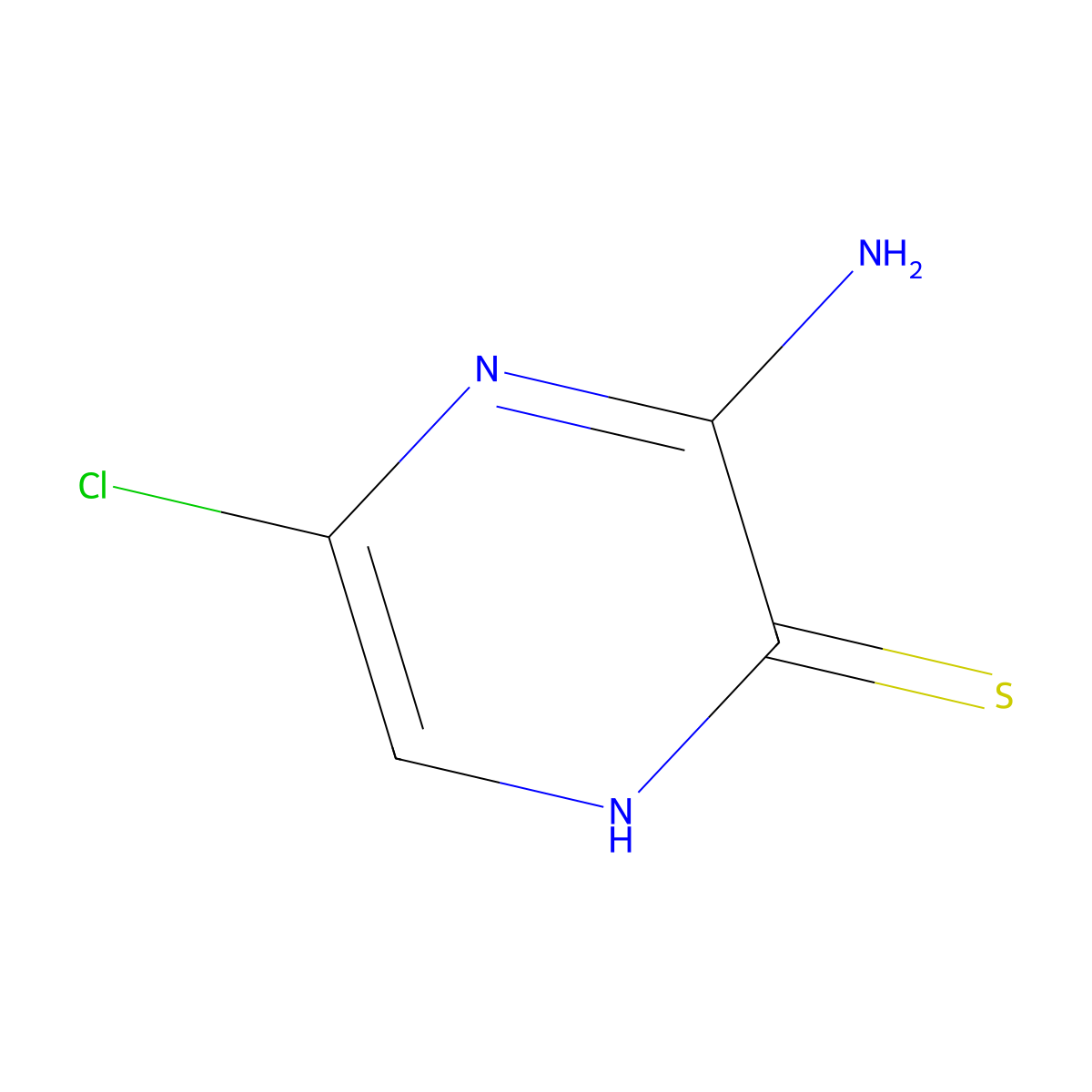 3-Amino-5-chloropyrazine-2-thiol molecular structure, CAS 1801693-88-8