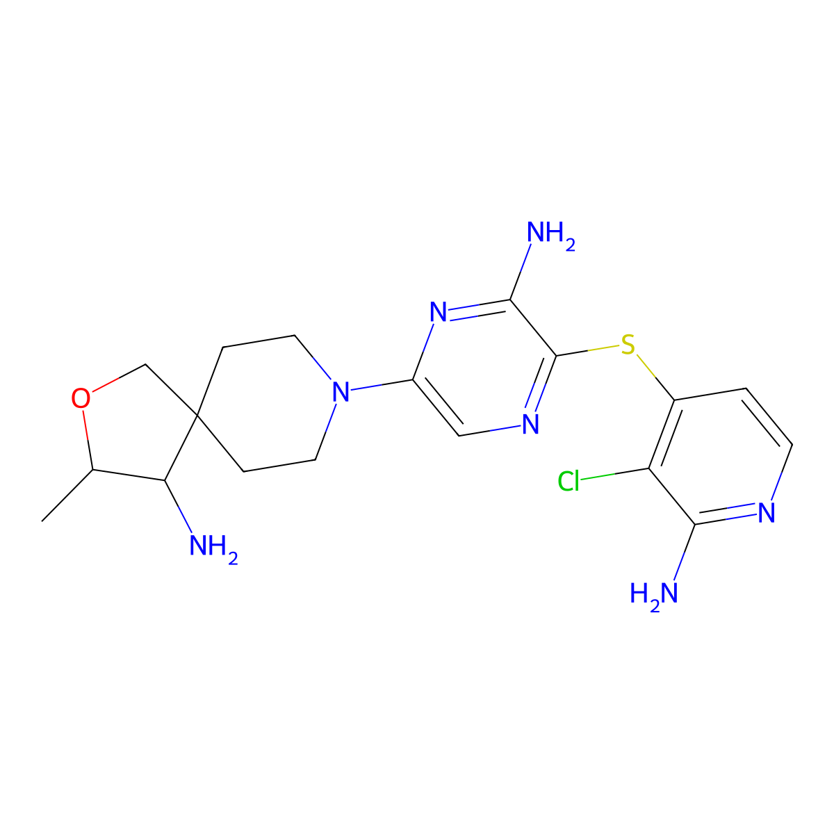 Batoprotafib molecular structure, CAS 1801765-04-7