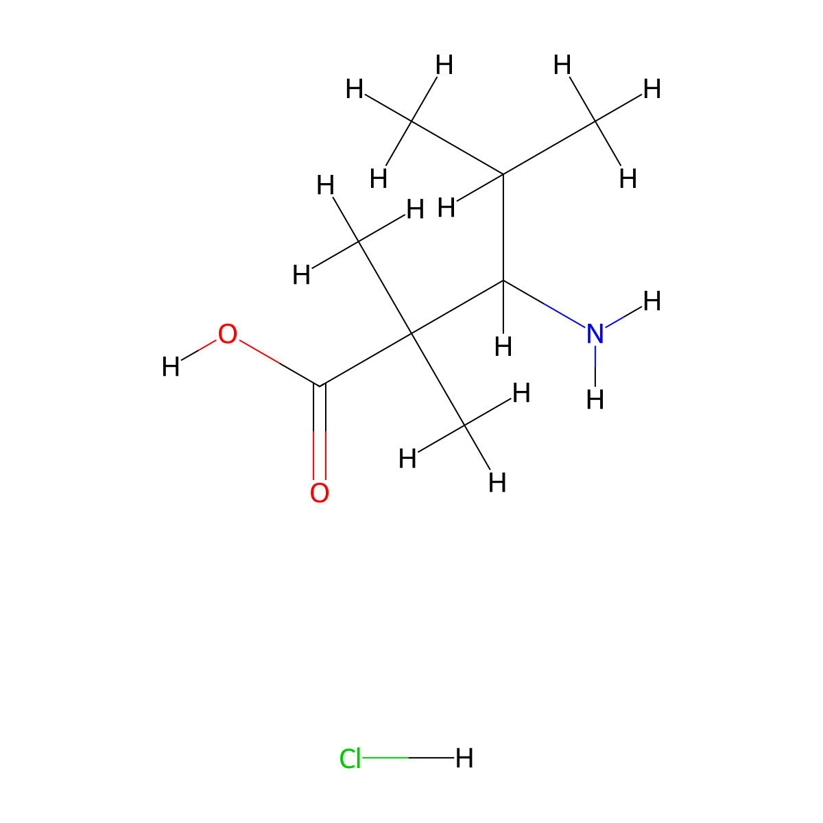 3-Amino-2,2,4-trimethylpentanoic acid hydrochloride molecular structure, CAS 180181-21-9