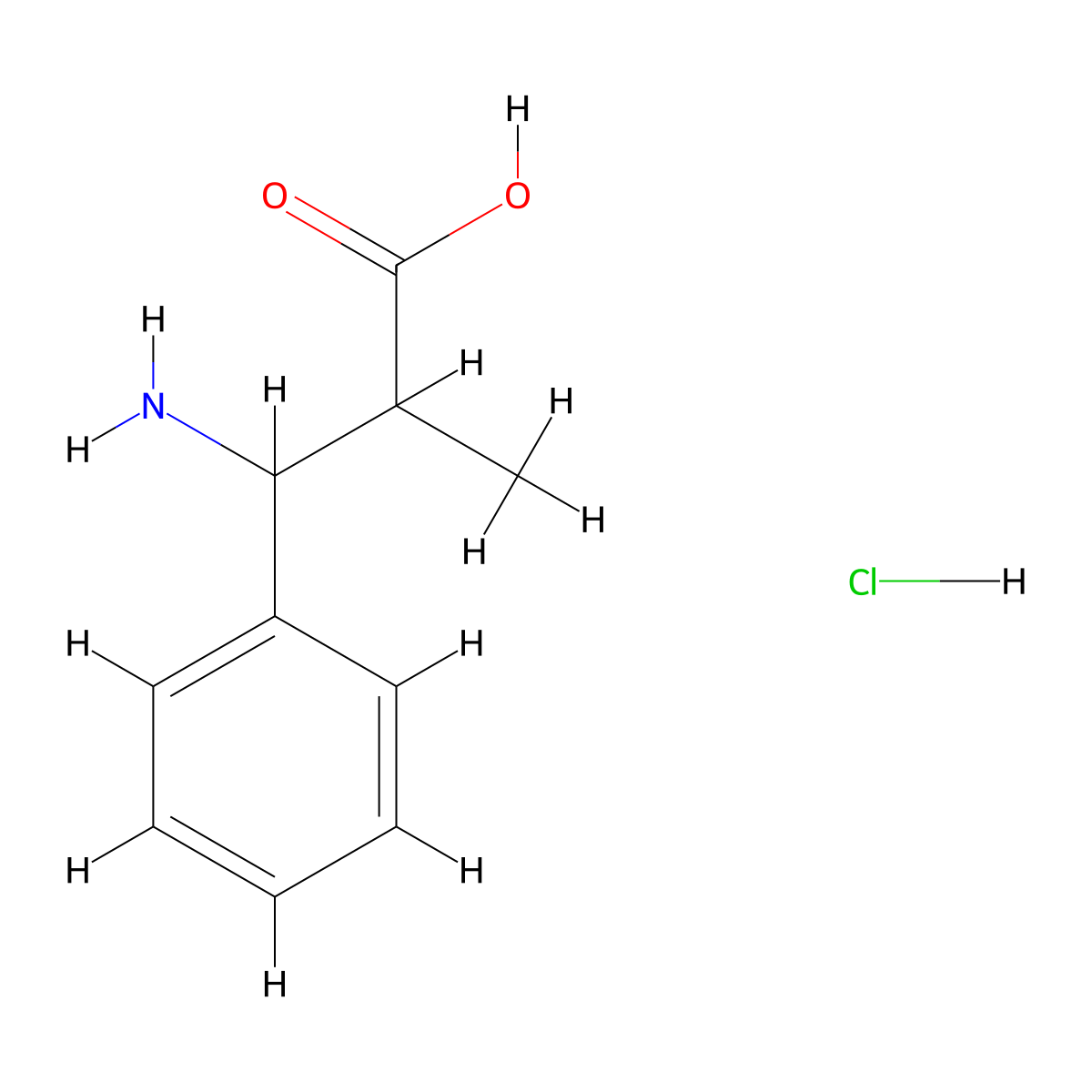 3-Amino-2-methyl-3-phenylpropanoic acid hydrochloride molecular structure, CAS 180182-02-9