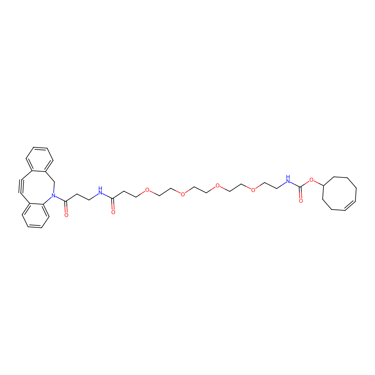 Tco-peg4-dbco molecular structure, CAS 1801863-88-6