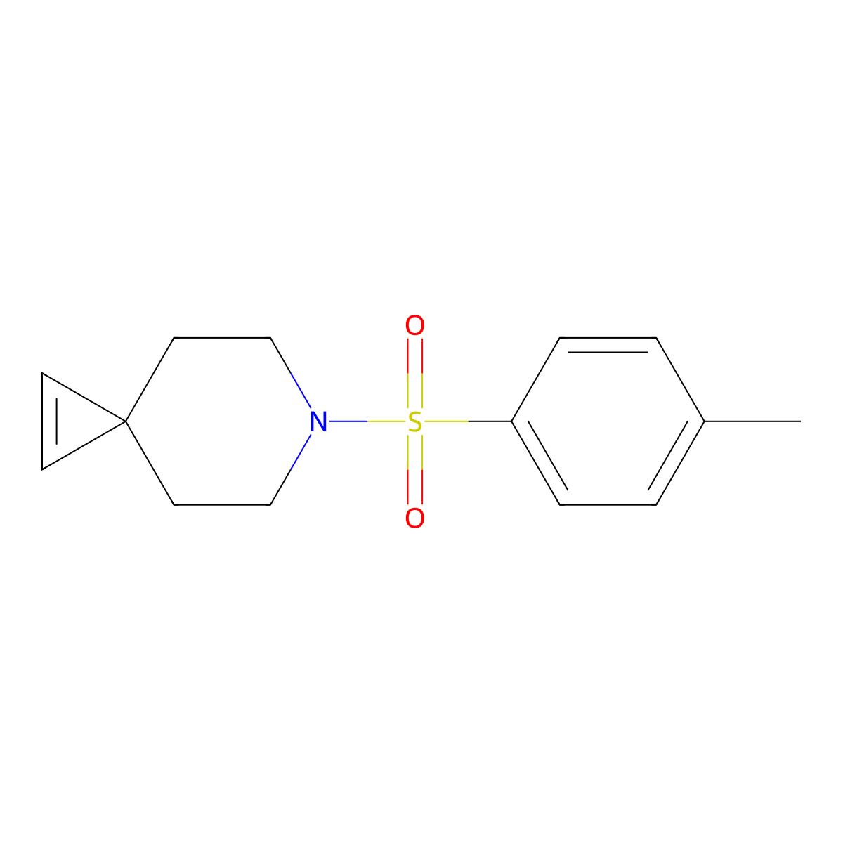 6-(4-Methylbenzenesulfonyl)-6-azaspiro(2.5)oct-1-ene molecular structure, CAS 1801892-67-0