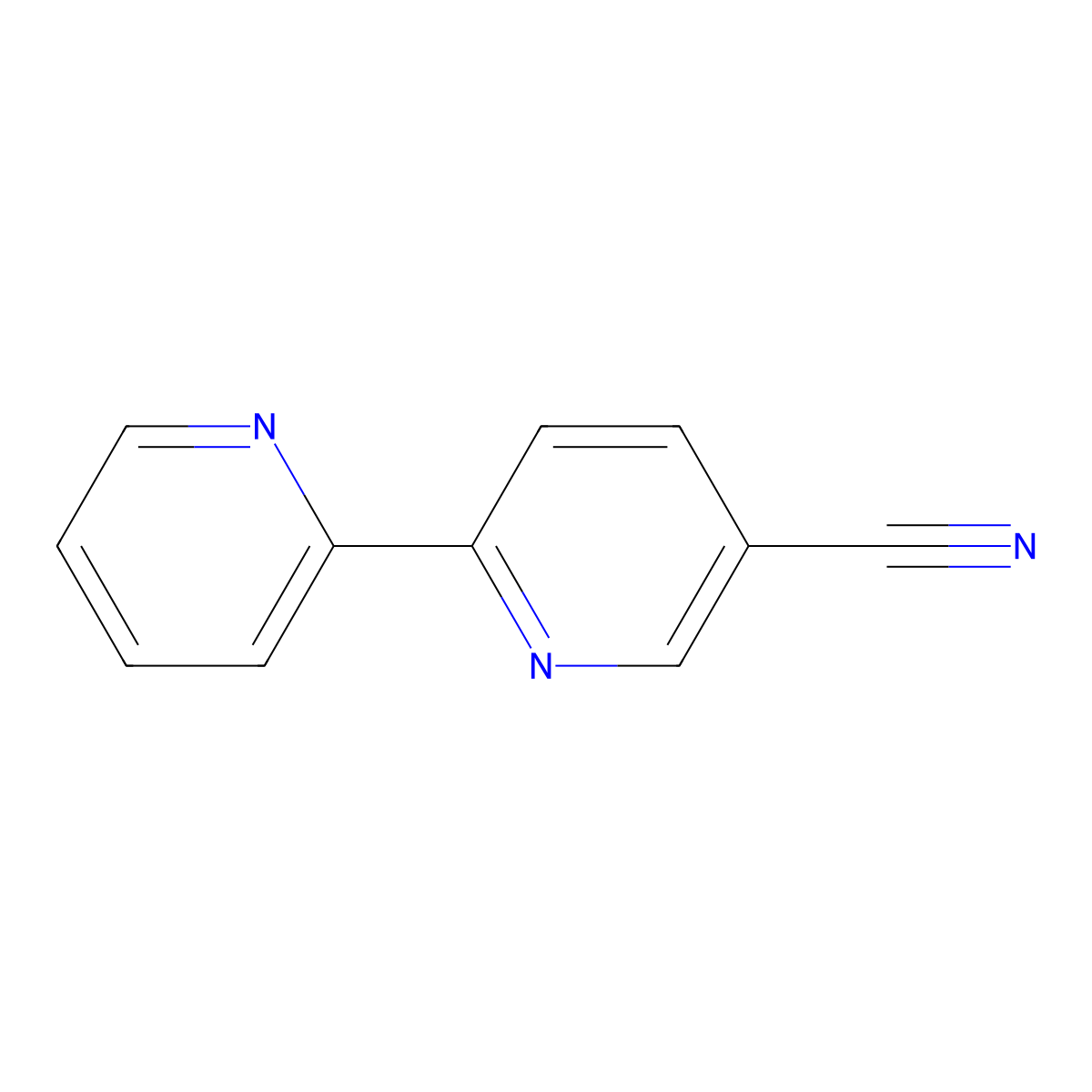 [2,2'-Bipyridine]-5-carbonitrile molecular structure, CAS 1802-28-4
